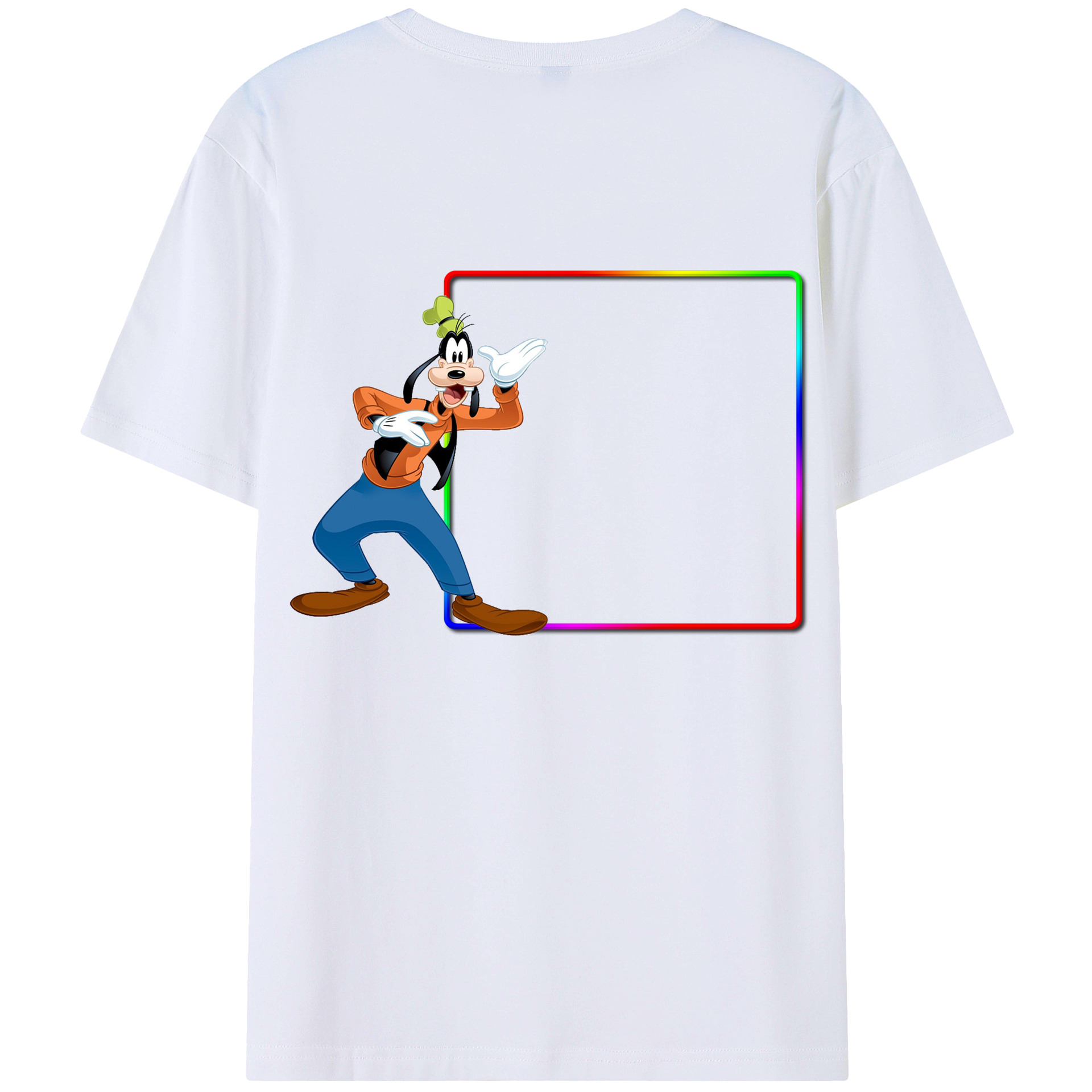 （画像用） ミッキーマウス Mickey Mouse レディース半袖Tシャツ(バックプリント)