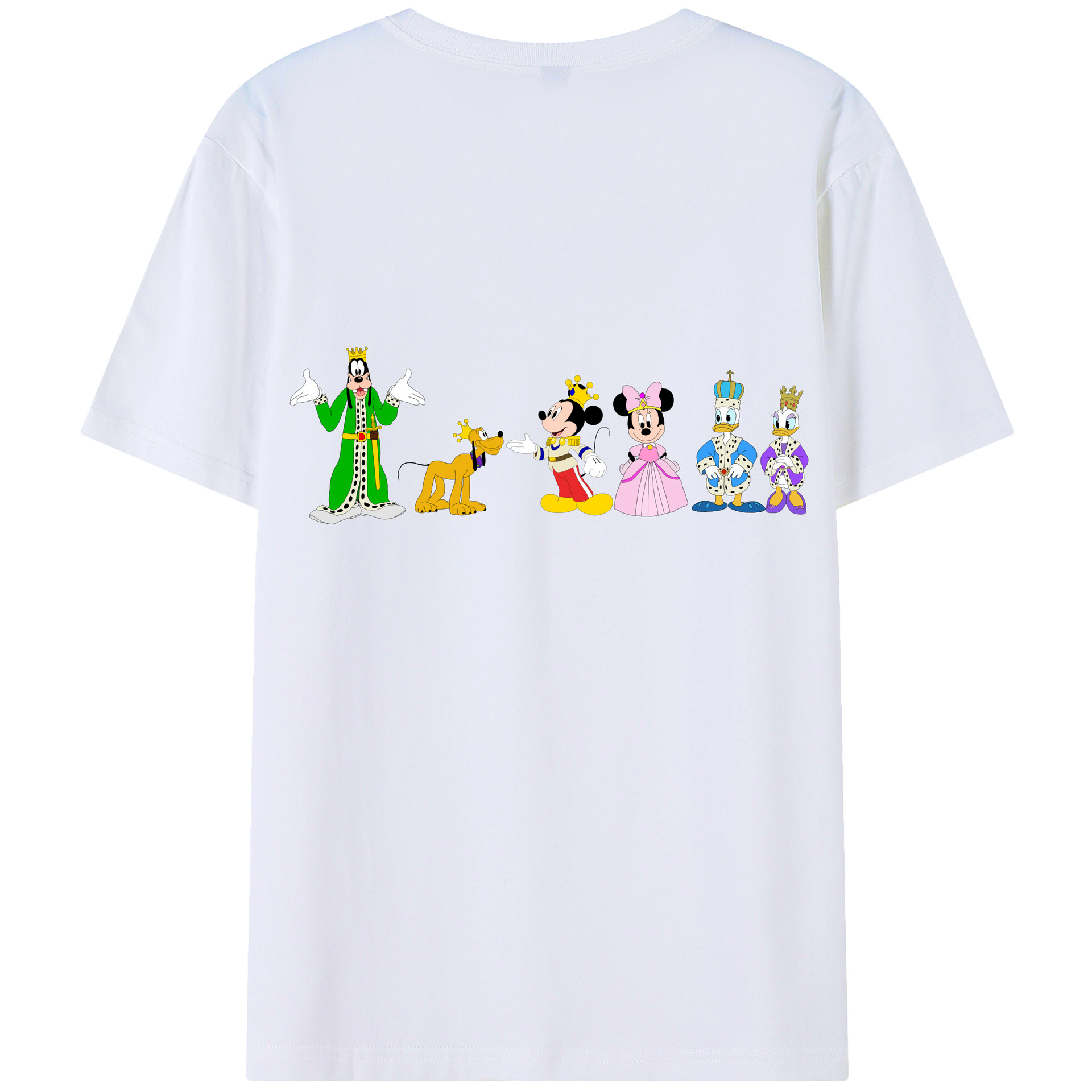 （画像用） ミッキーマウス Mickey Mouse レディース半袖Tシャツ(バックプリント)