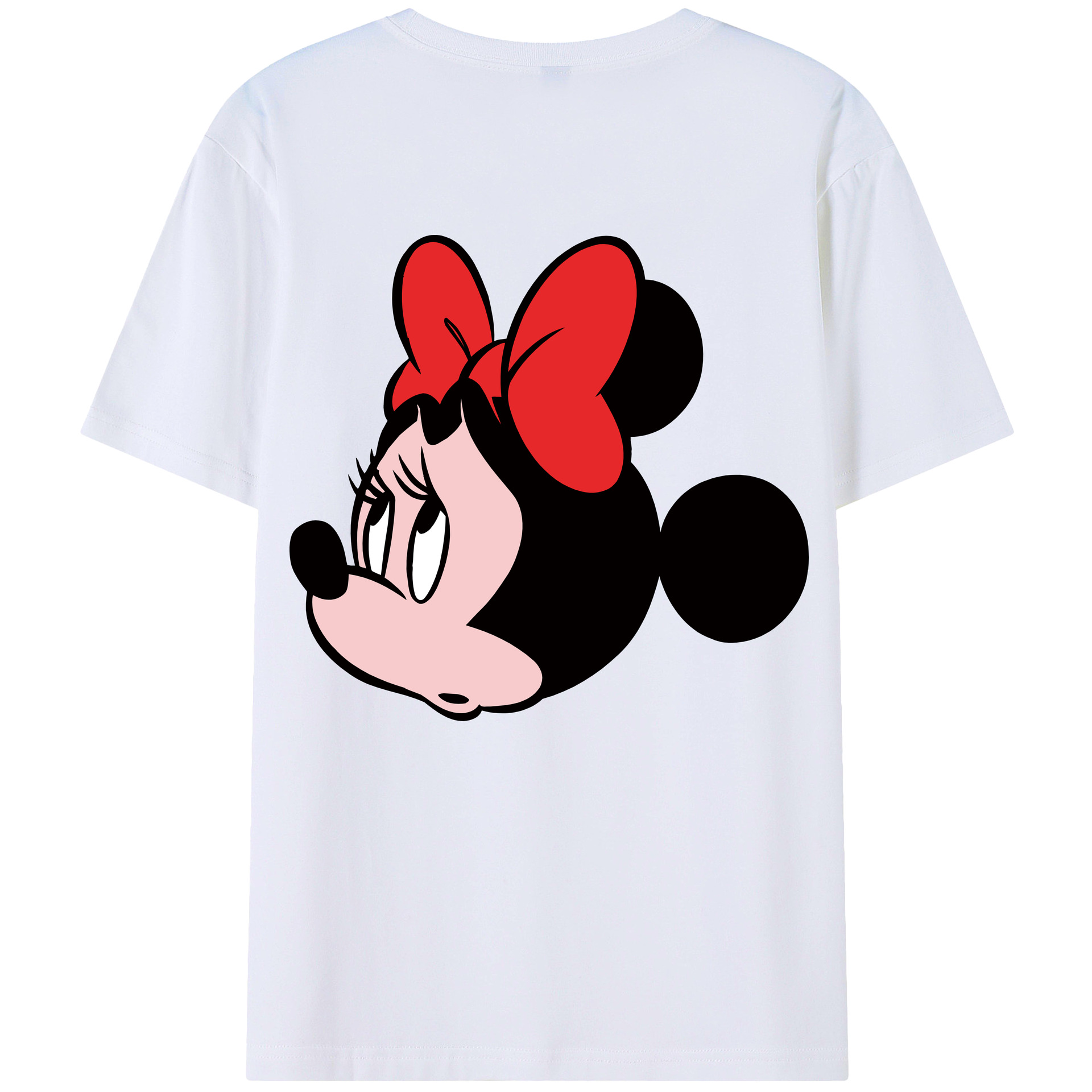 （画像用） ミッキーマウス Mickey Mouse レディース半袖Tシャツ(バックプリント)