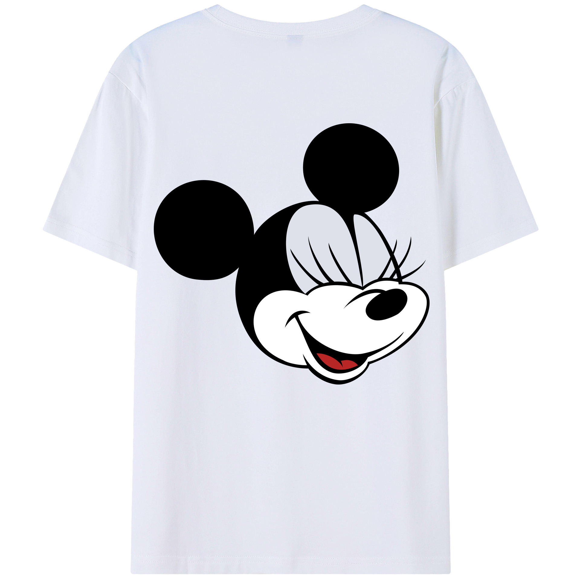 （画像用） ミッキーマウス Mickey Mouse レディース半袖Tシャツ(バックプリント)