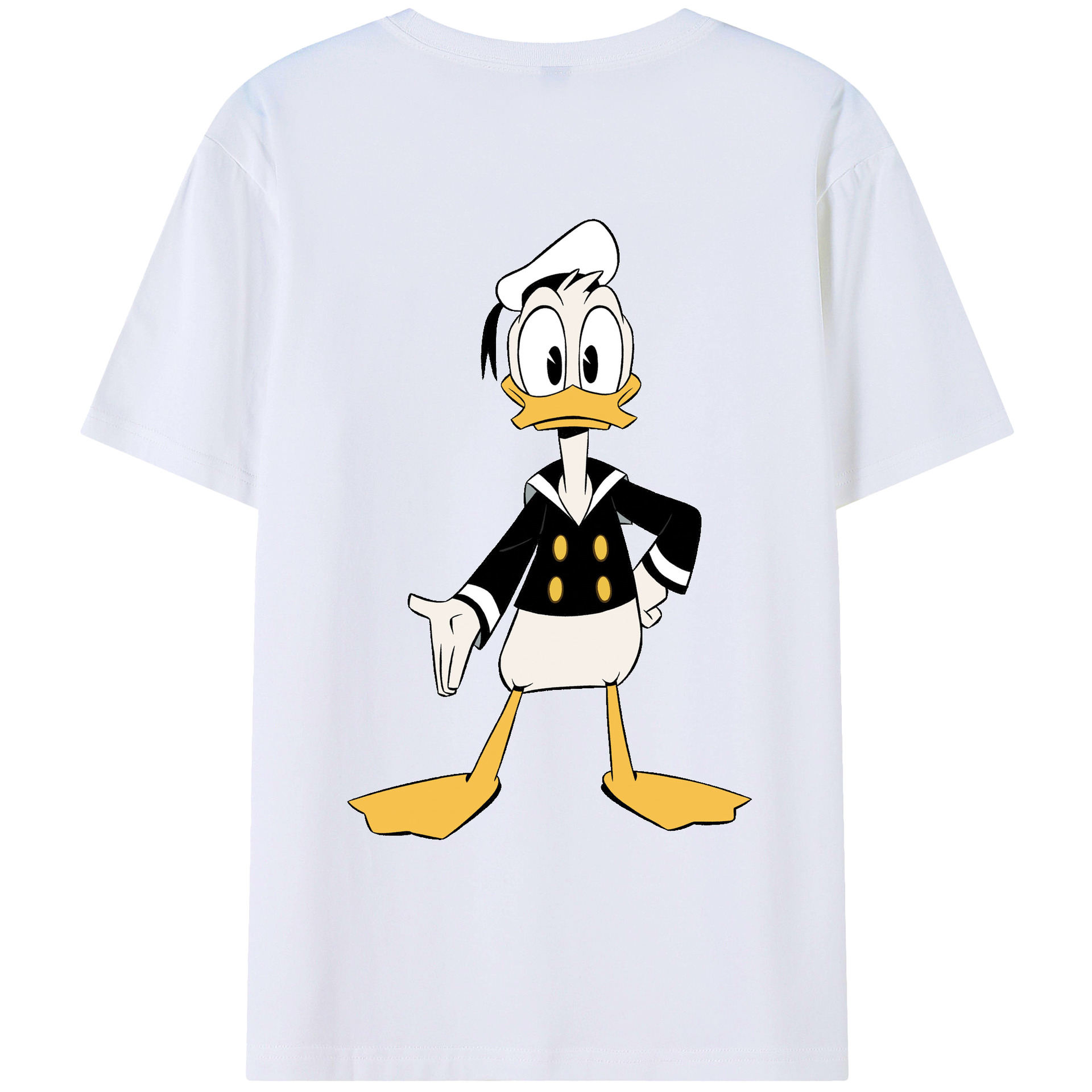 （画像用） ミッキーマウス Mickey Mouse レディース半袖Tシャツ(バックプリント)