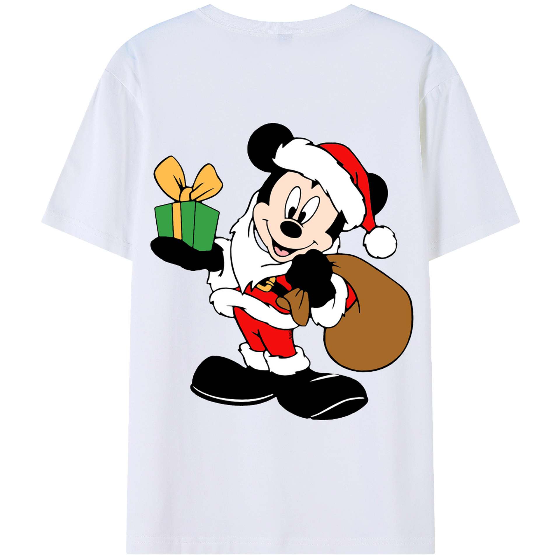 （画像用） ミッキーマウス Mickey Mouse レディース半袖Tシャツ(バックプリント)
