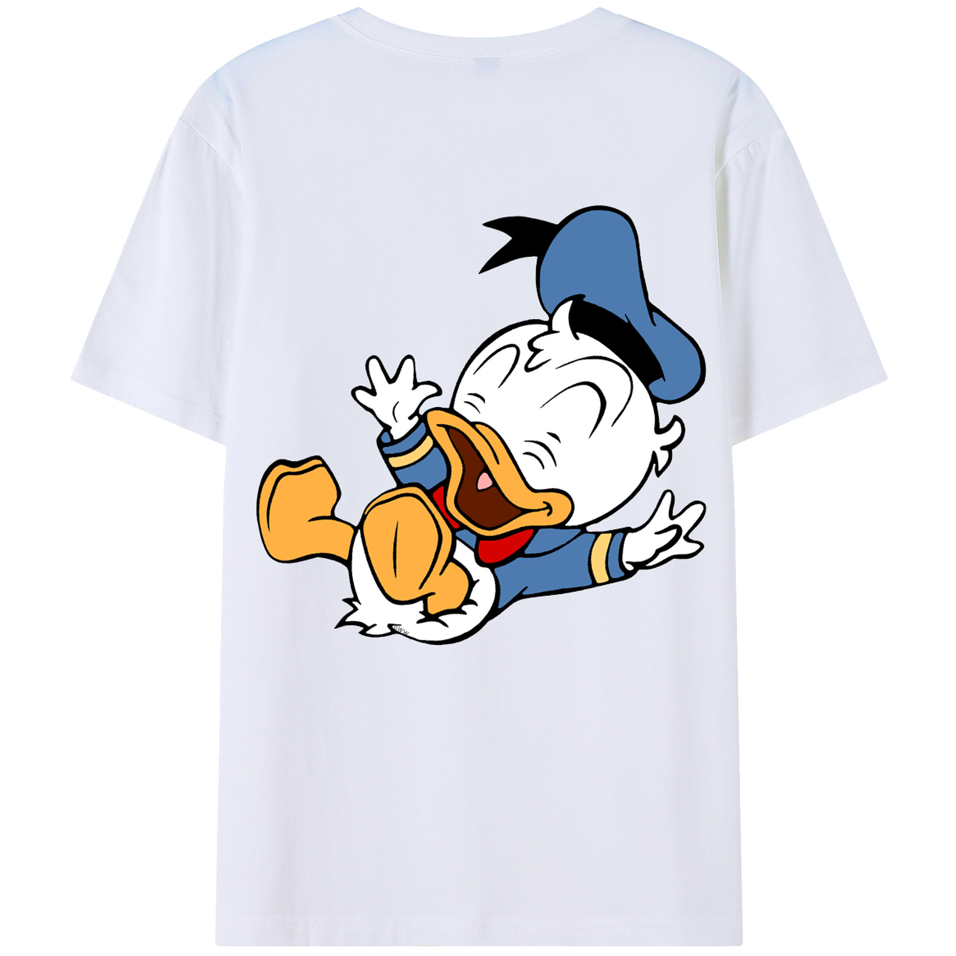 （画像用） ミッキーマウス Mickey Mouse レディース半袖Tシャツ(バックプリント)