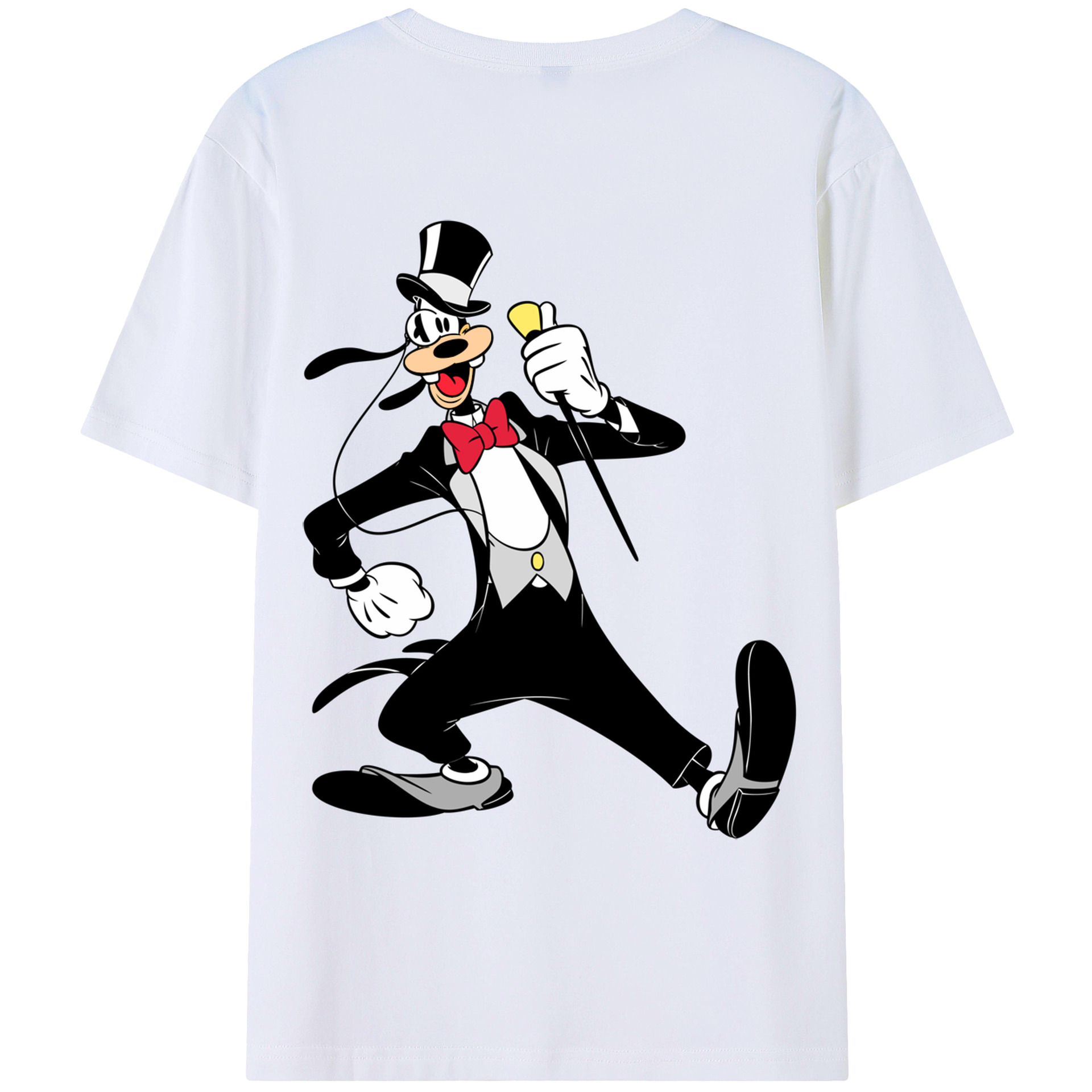 （画像用） ミッキーマウス Mickey Mouse レディース半袖Tシャツ(バックプリント)