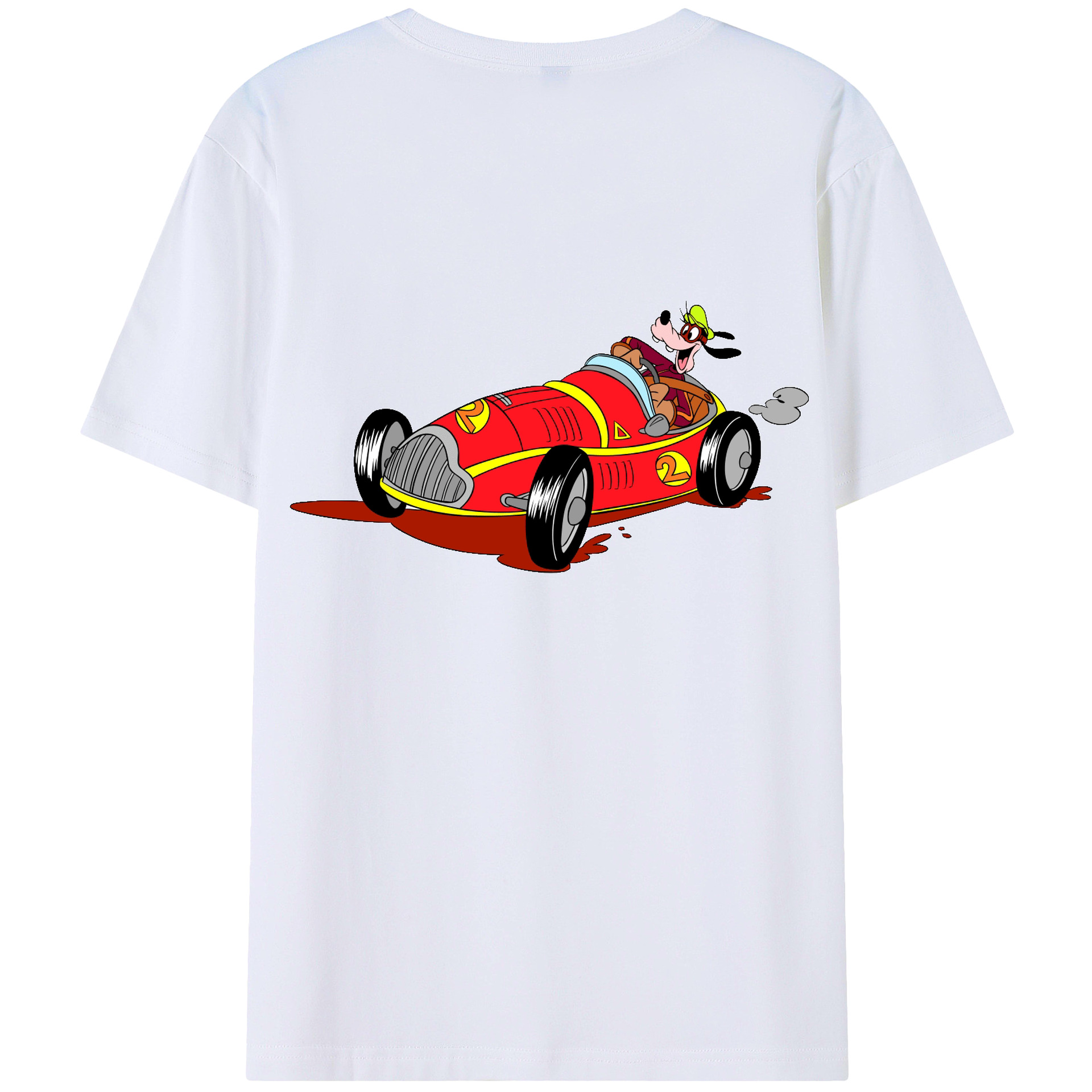 （画像用） ミッキーマウス Mickey Mouse レディース半袖Tシャツ(バックプリント)