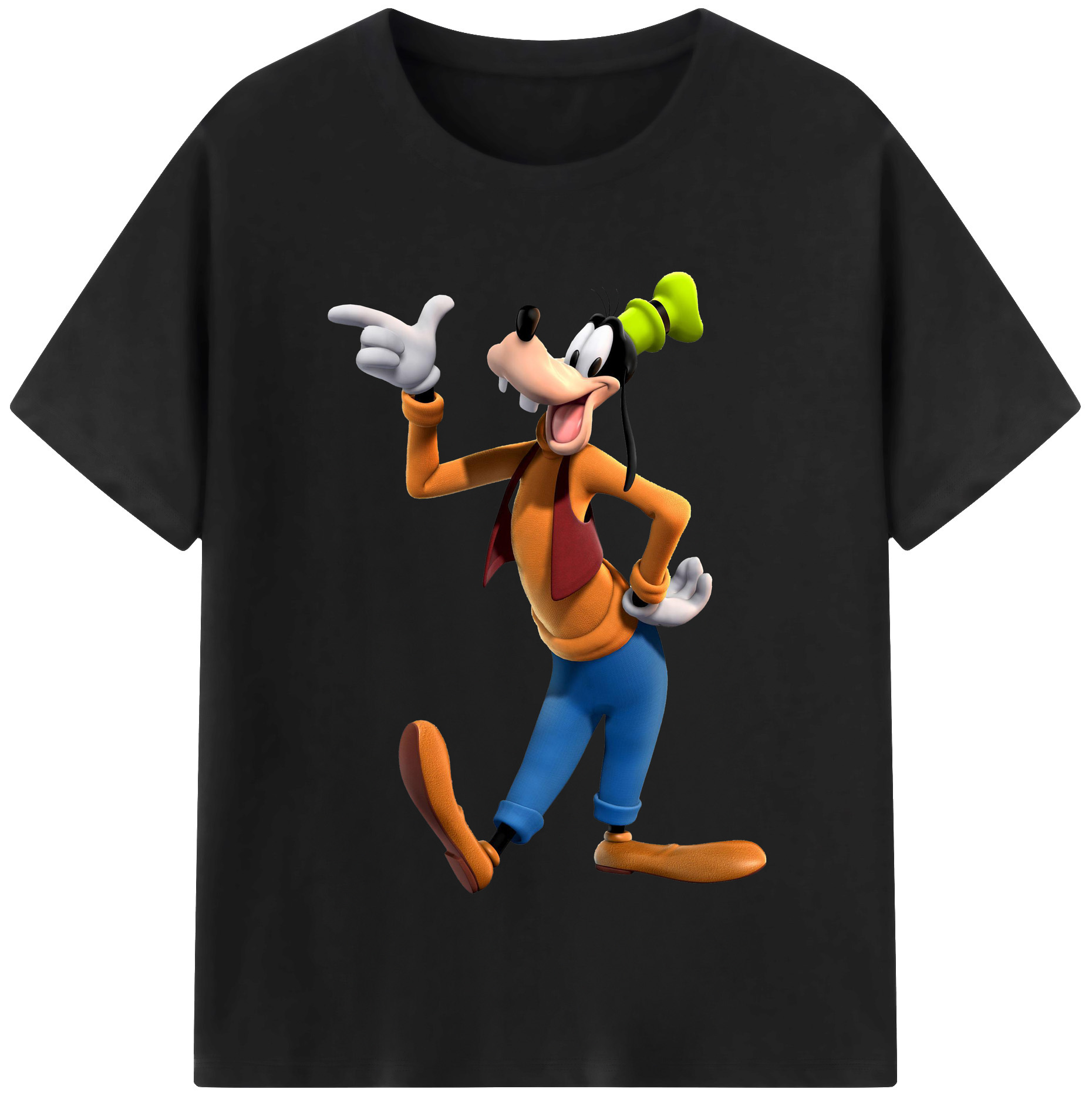 （画像用） ミッキーマウス Mickey Mouse レディースカジュアルプリントTシャツ（綿100％）