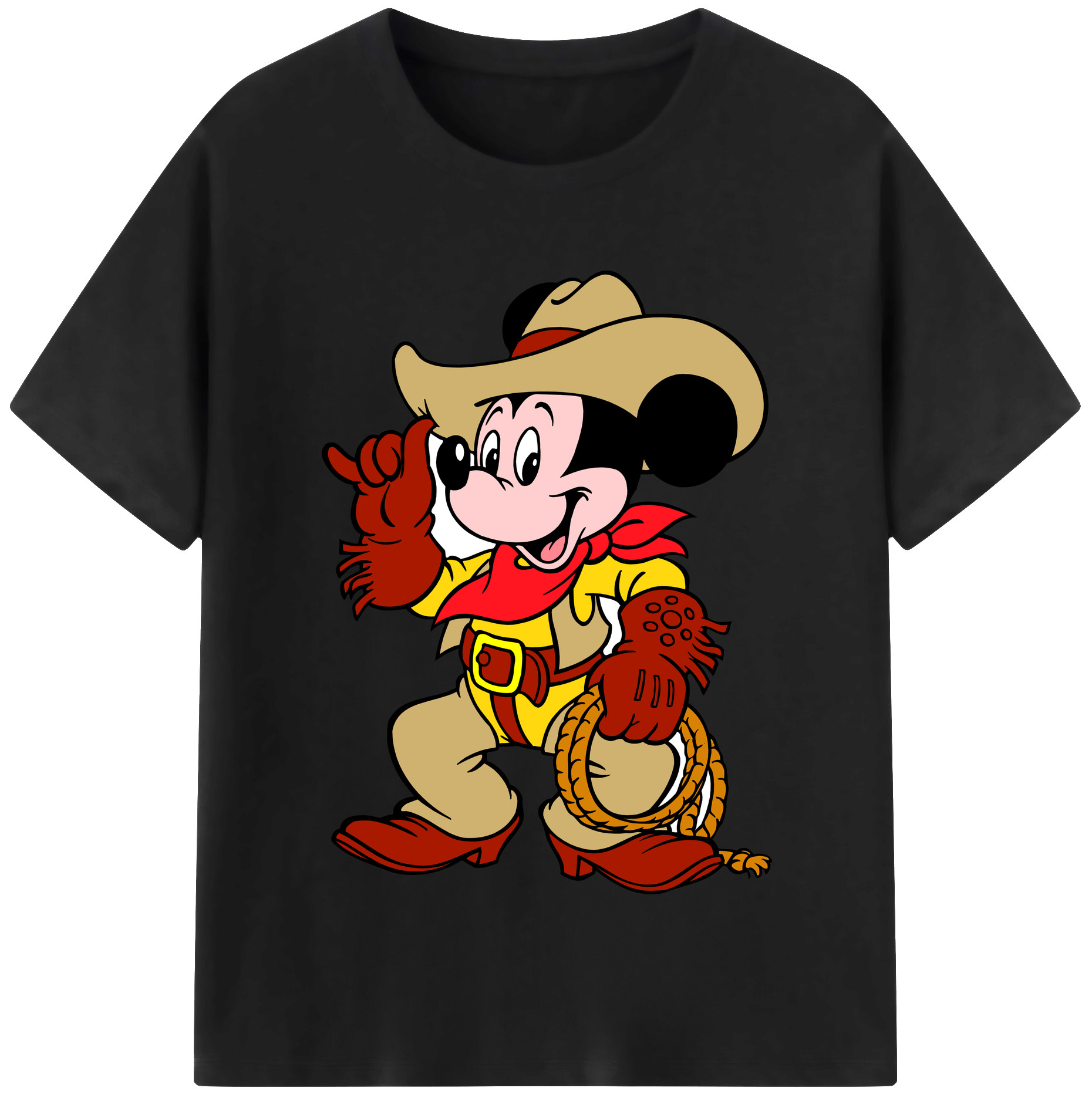 （画像用） ミッキーマウス Mickey Mouse レディースカジュアルプリントTシャツ（綿100％）