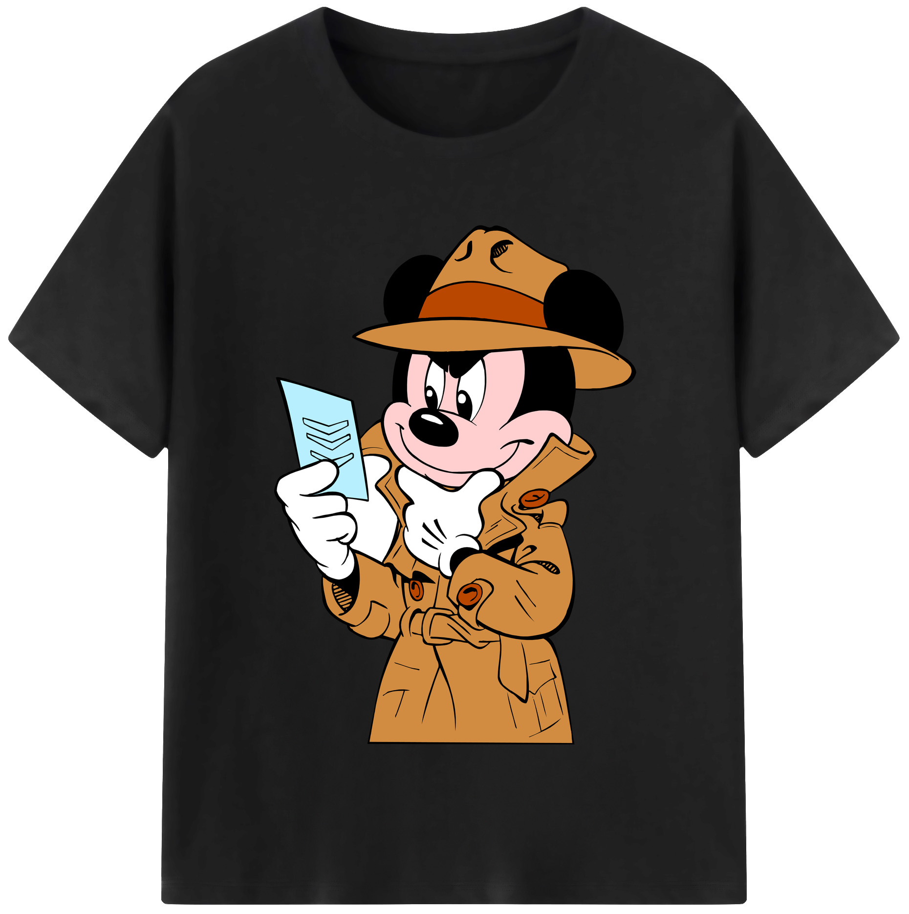 （画像用） ミッキーマウス Mickey Mouse レディースカジュアルプリントTシャツ（綿100％）