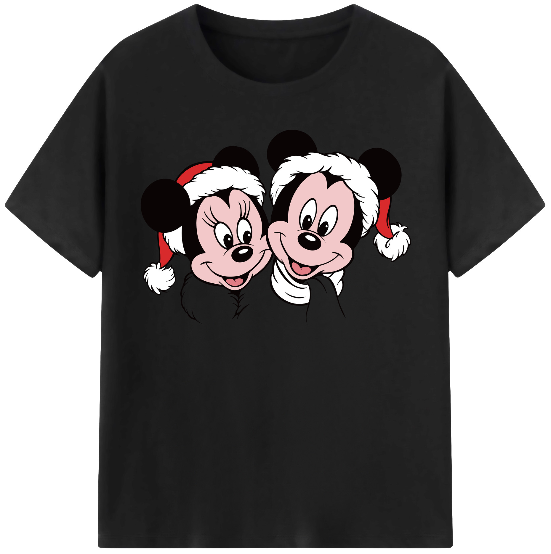 （画像用） ミッキーマウス Mickey Mouse レディースカジュアルプリントTシャツ（綿100％）