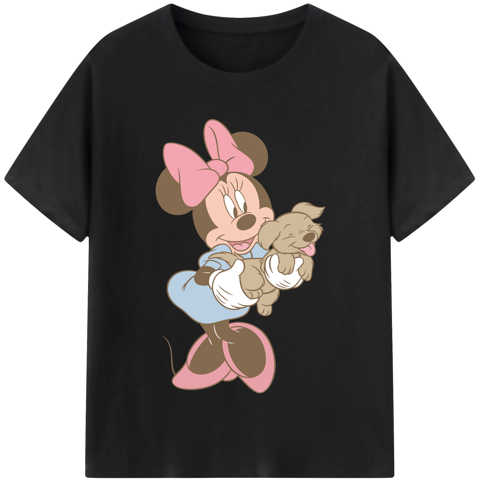 （画像用） ミッキーマウス Mickey Mouse レディースカジュアルプリントTシャツ（綿100％）