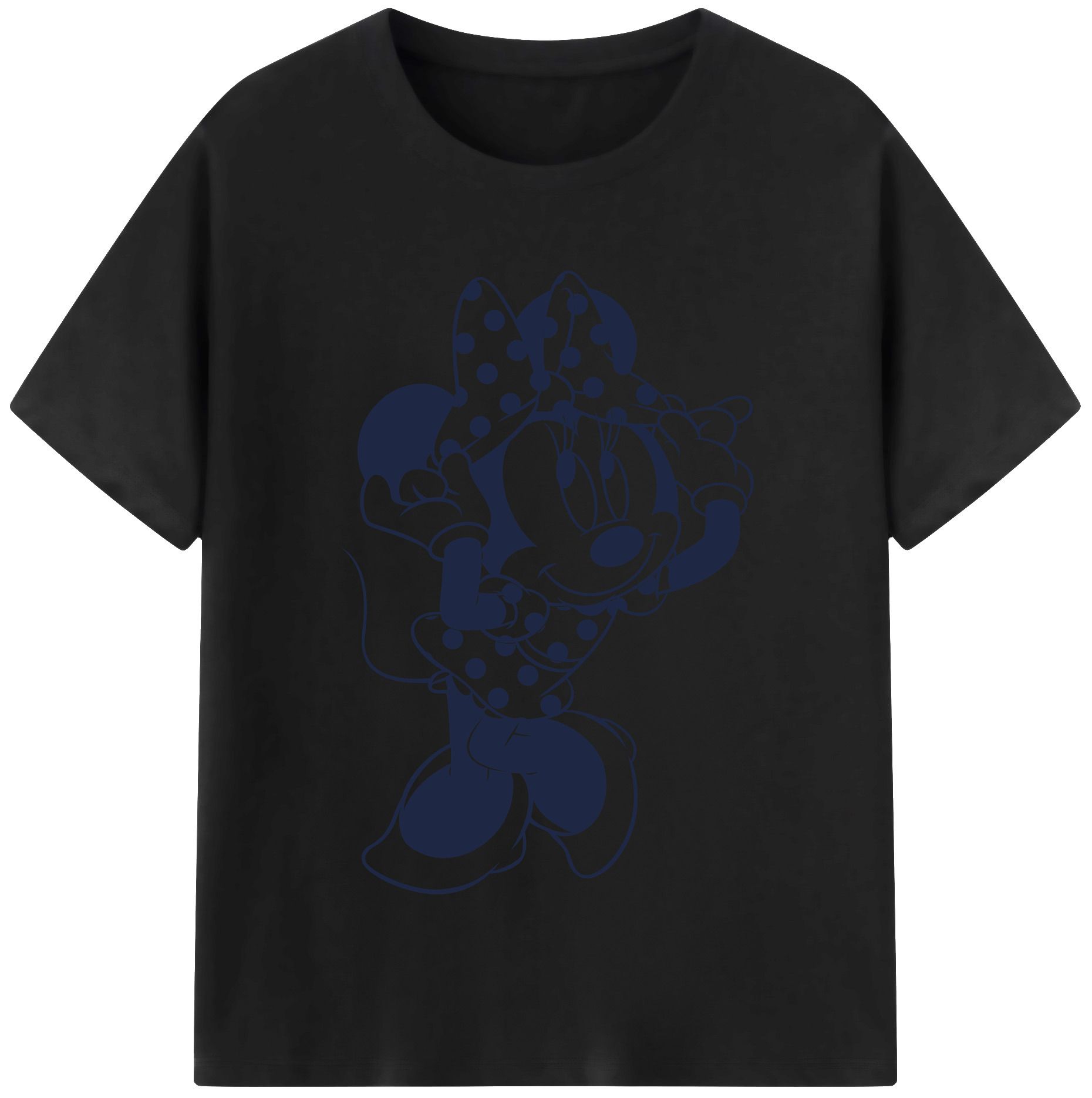 （画像用） ミッキーマウス Mickey Mouse レディースカジュアルプリントTシャツ（綿100％）