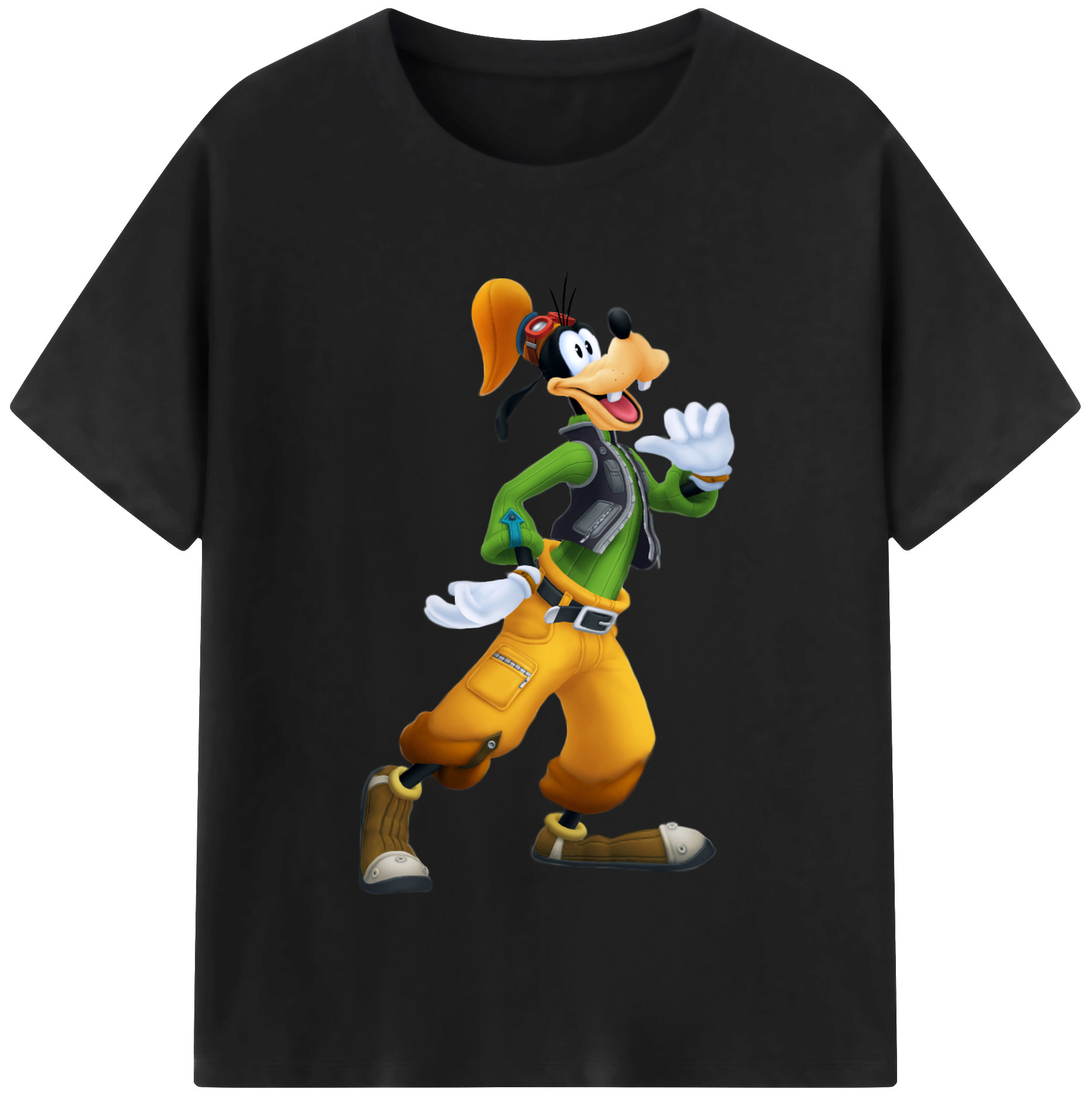 （画像用） ミッキーマウス Mickey Mouse レディースカジュアルプリントTシャツ（綿100％）