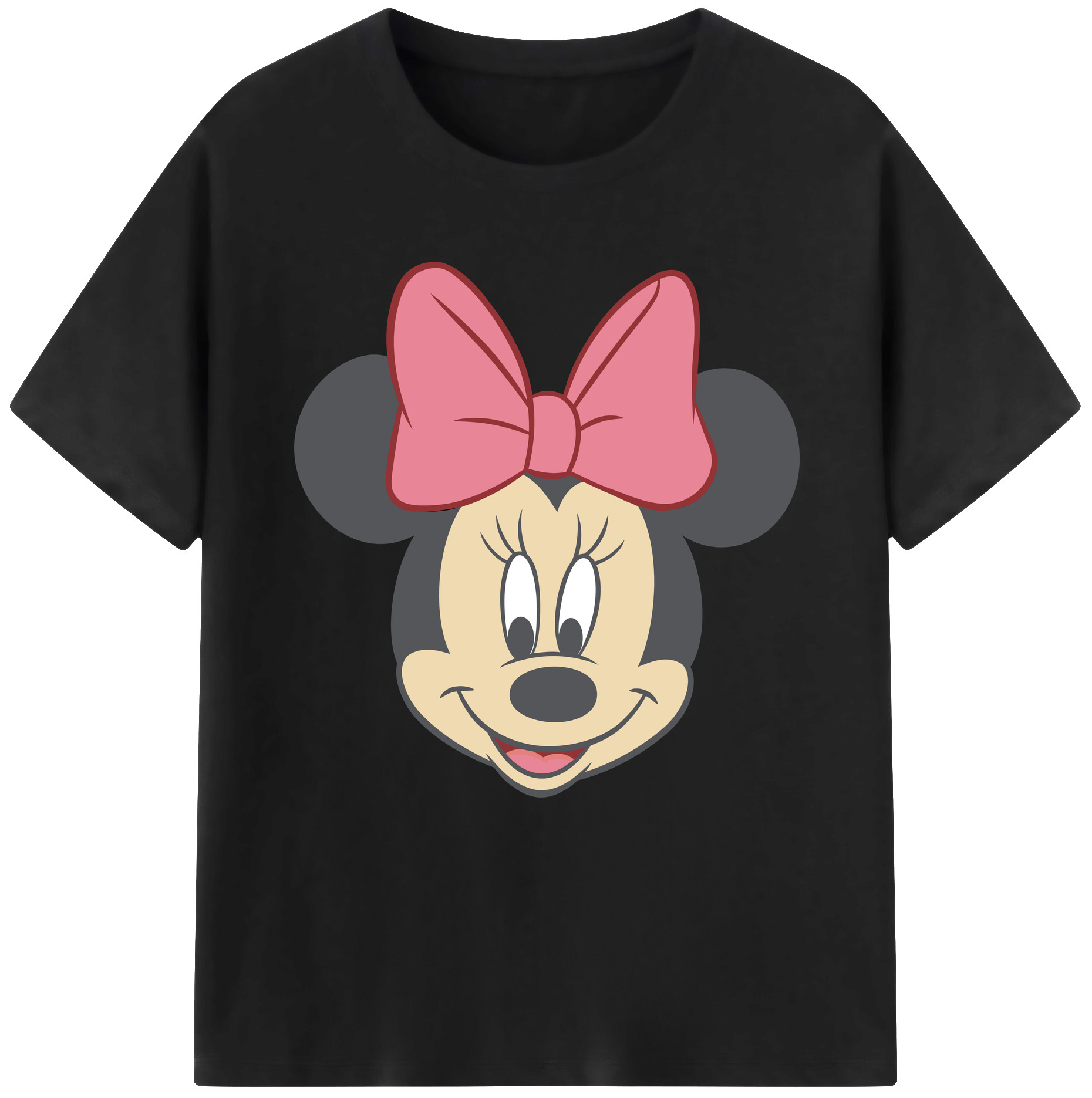 （画像用） ミッキーマウス Mickey Mouse レディースカジュアルプリントTシャツ（綿100％）