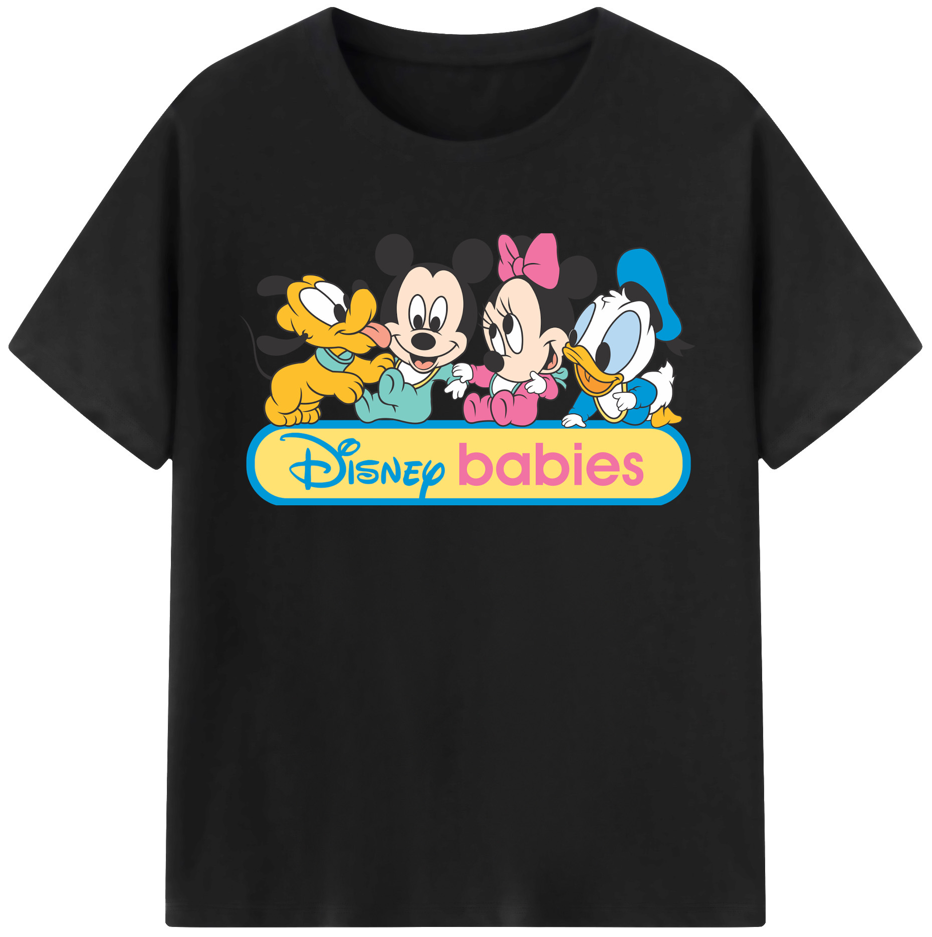 （画像用） ミッキーマウス Mickey Mouse レディースカジュアルプリントTシャツ（綿100％）