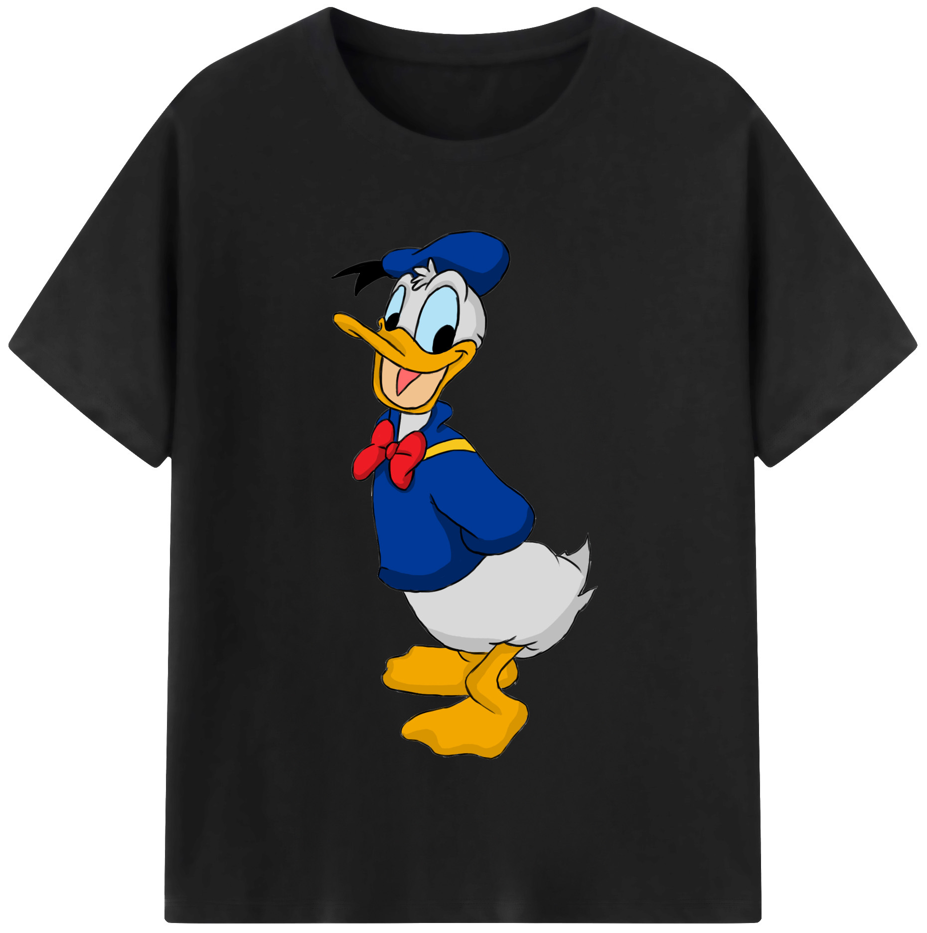 （画像用） ミッキーマウス Mickey Mouse レディースカジュアルプリントTシャツ（綿100％）