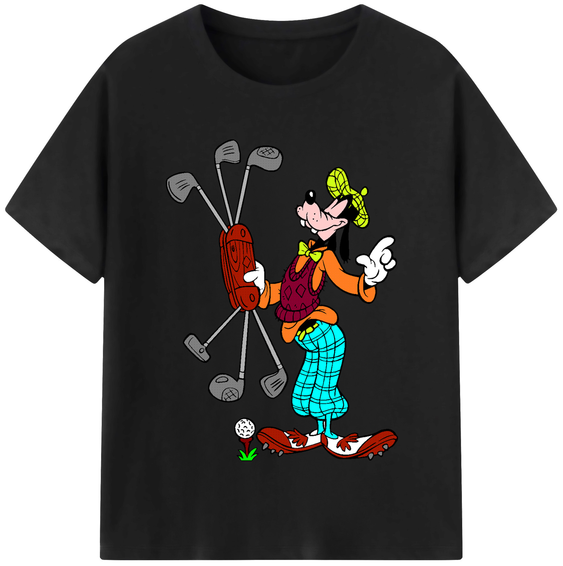 （画像用） ミッキーマウス Mickey Mouse レディースカジュアルプリントTシャツ（綿100％）