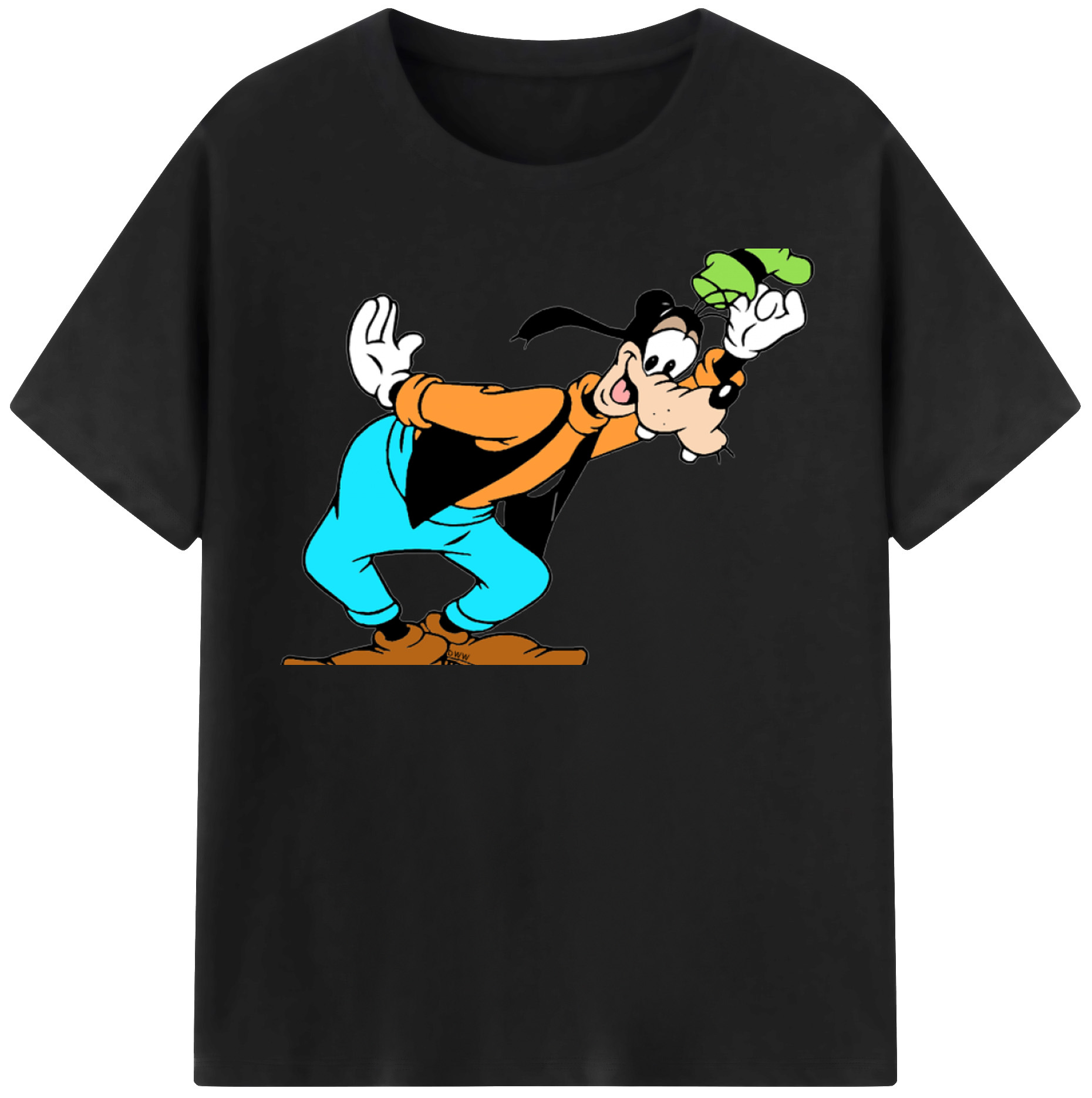（画像用） ミッキーマウス Mickey Mouse レディースカジュアルプリントTシャツ（綿100％）