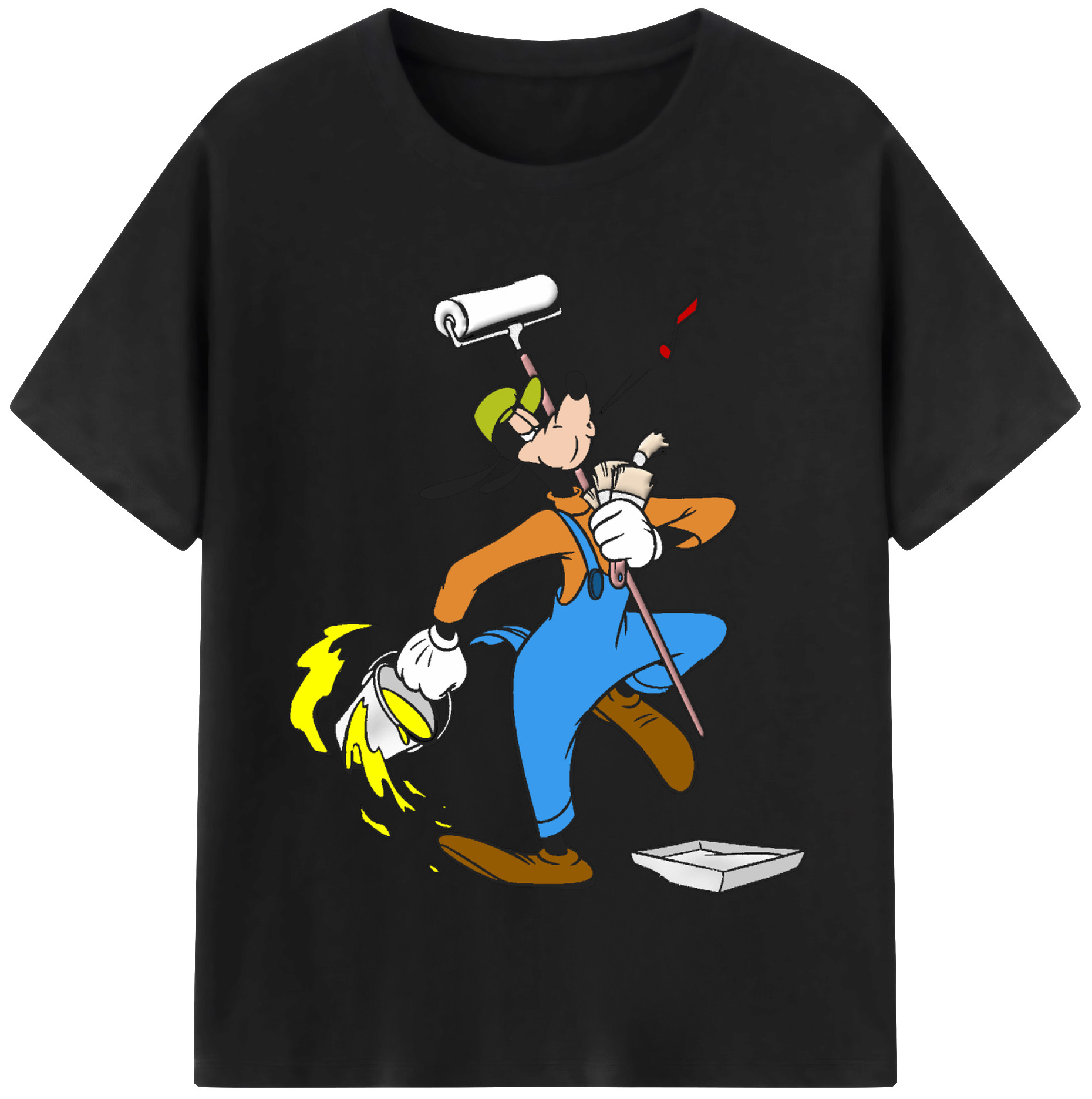 （画像用） ミッキーマウス Mickey Mouse レディースカジュアルプリントTシャツ（綿100％）