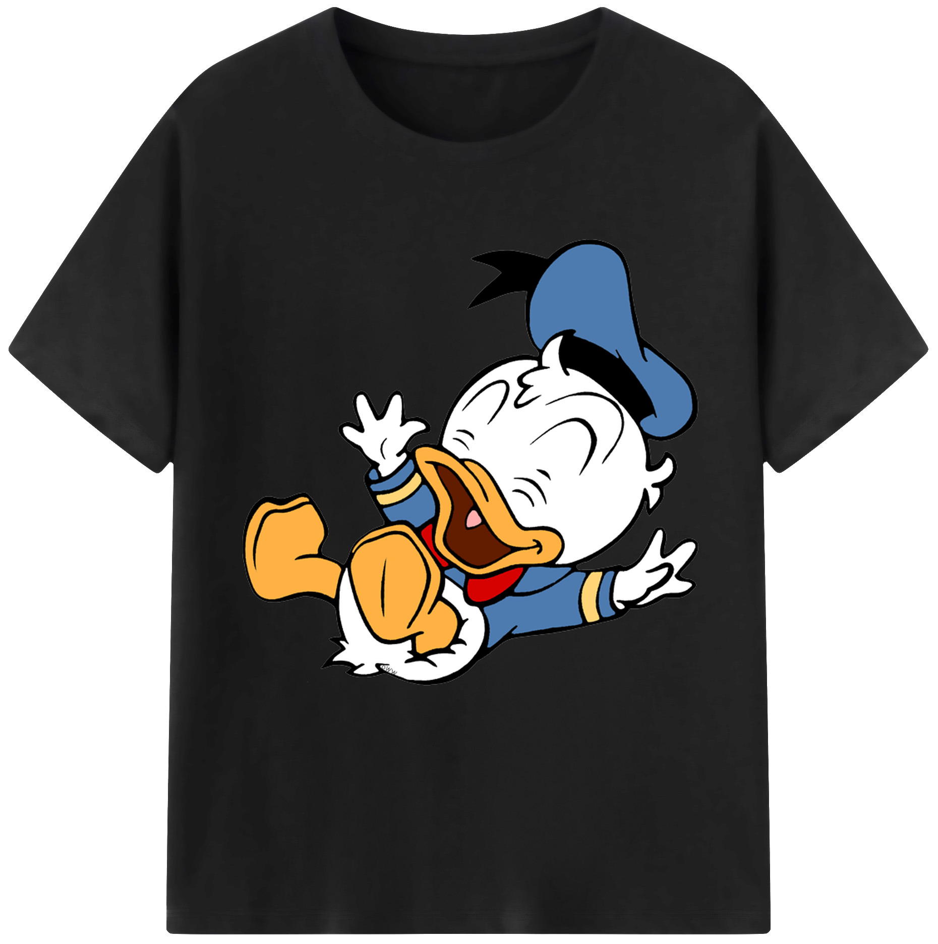 （画像用） ミッキーマウス Mickey Mouse レディースカジュアルプリントTシャツ（綿100％）