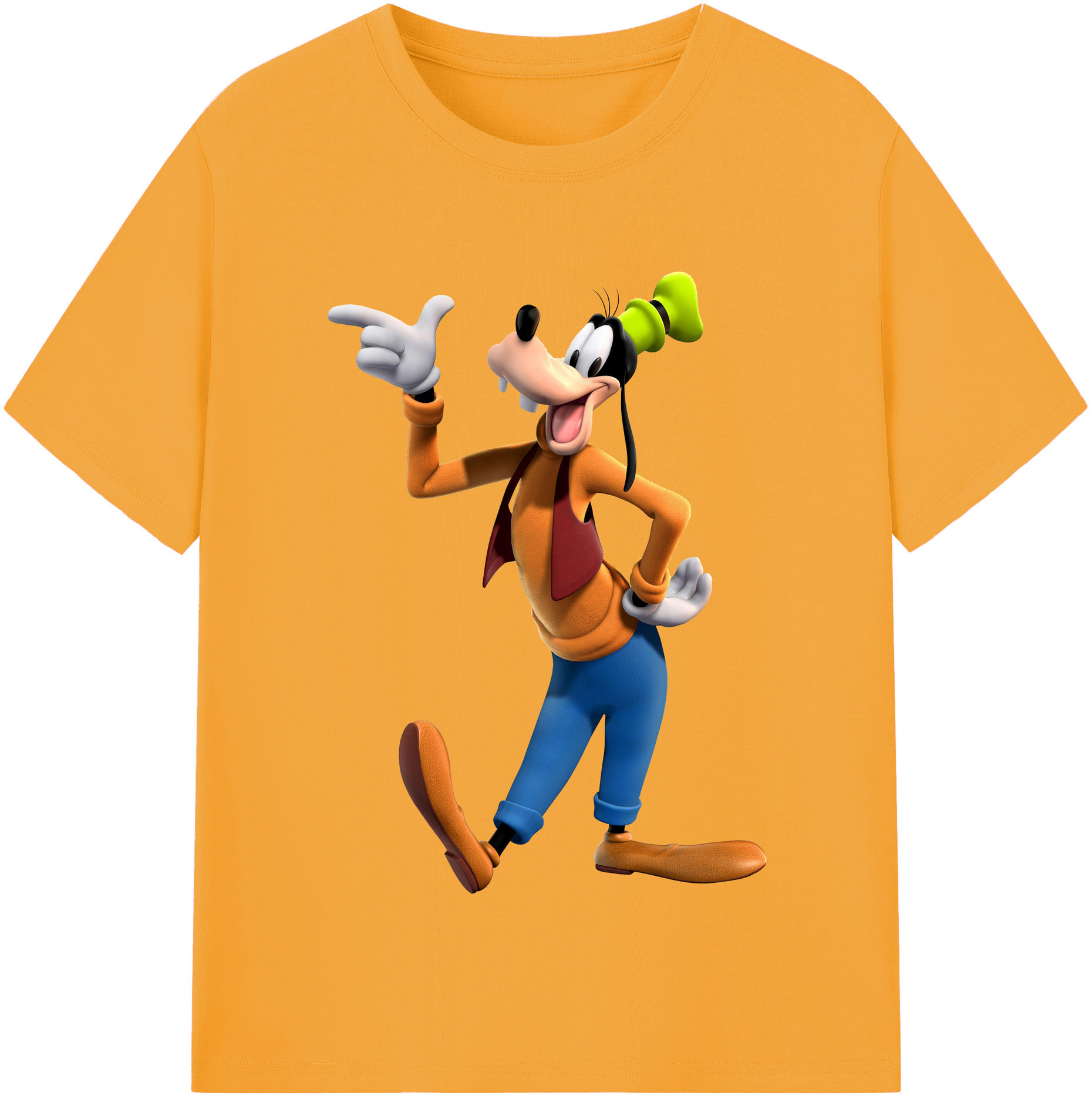 （画像用） ミッキーマウス Mickey Mouse レディースカジュアルプリントTシャツ（綿100％）