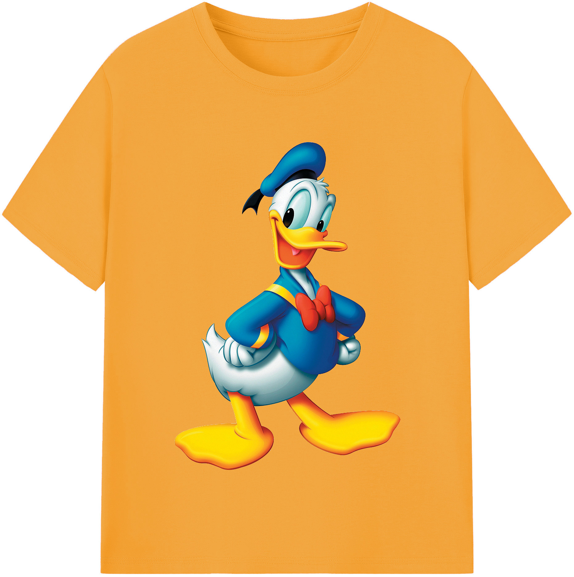 （画像用） ミッキーマウス Mickey Mouse レディースカジュアルプリントTシャツ（綿100％）
