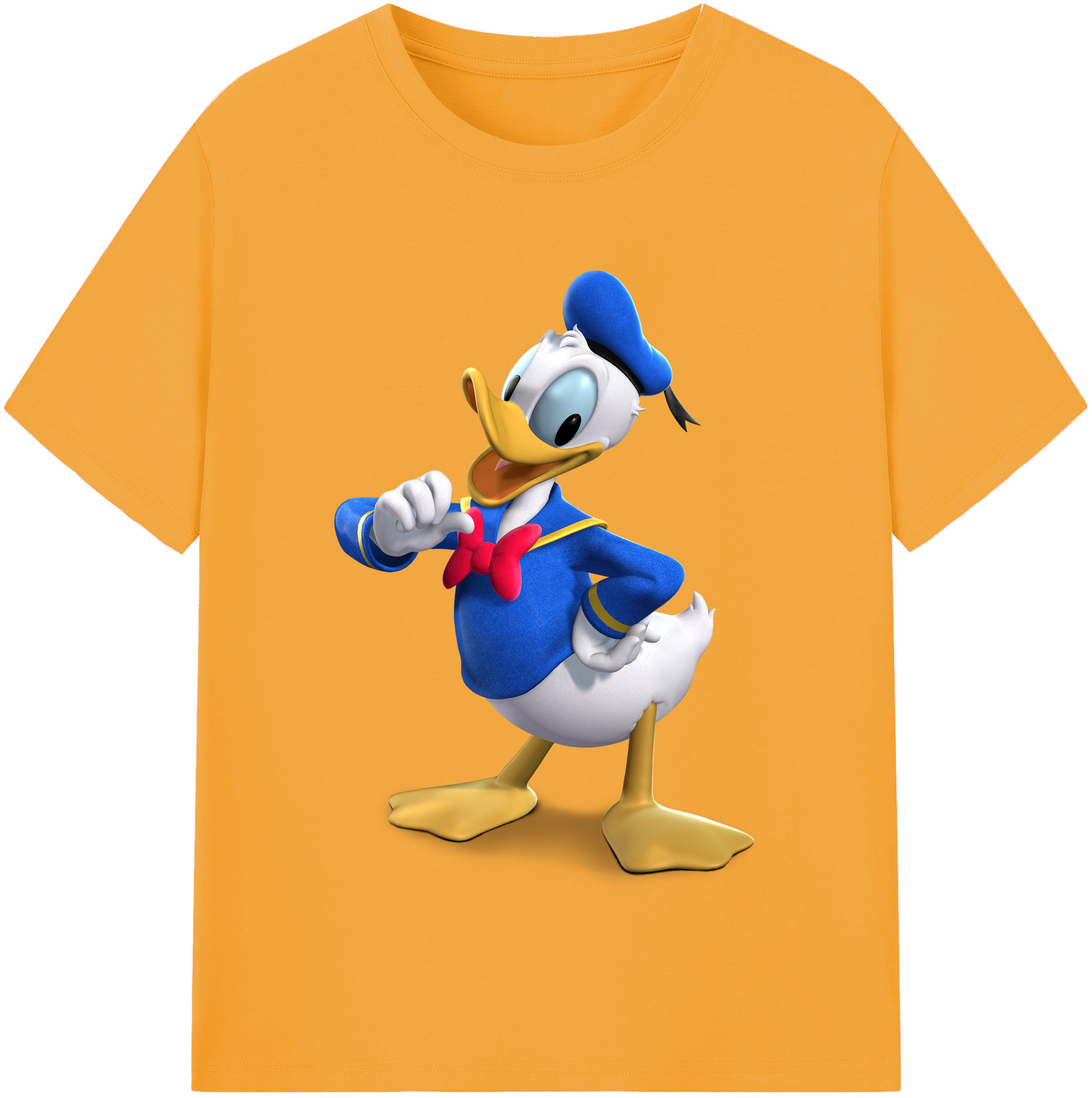 （画像用） ミッキーマウス Mickey Mouse レディースカジュアルプリントTシャツ（綿100％）