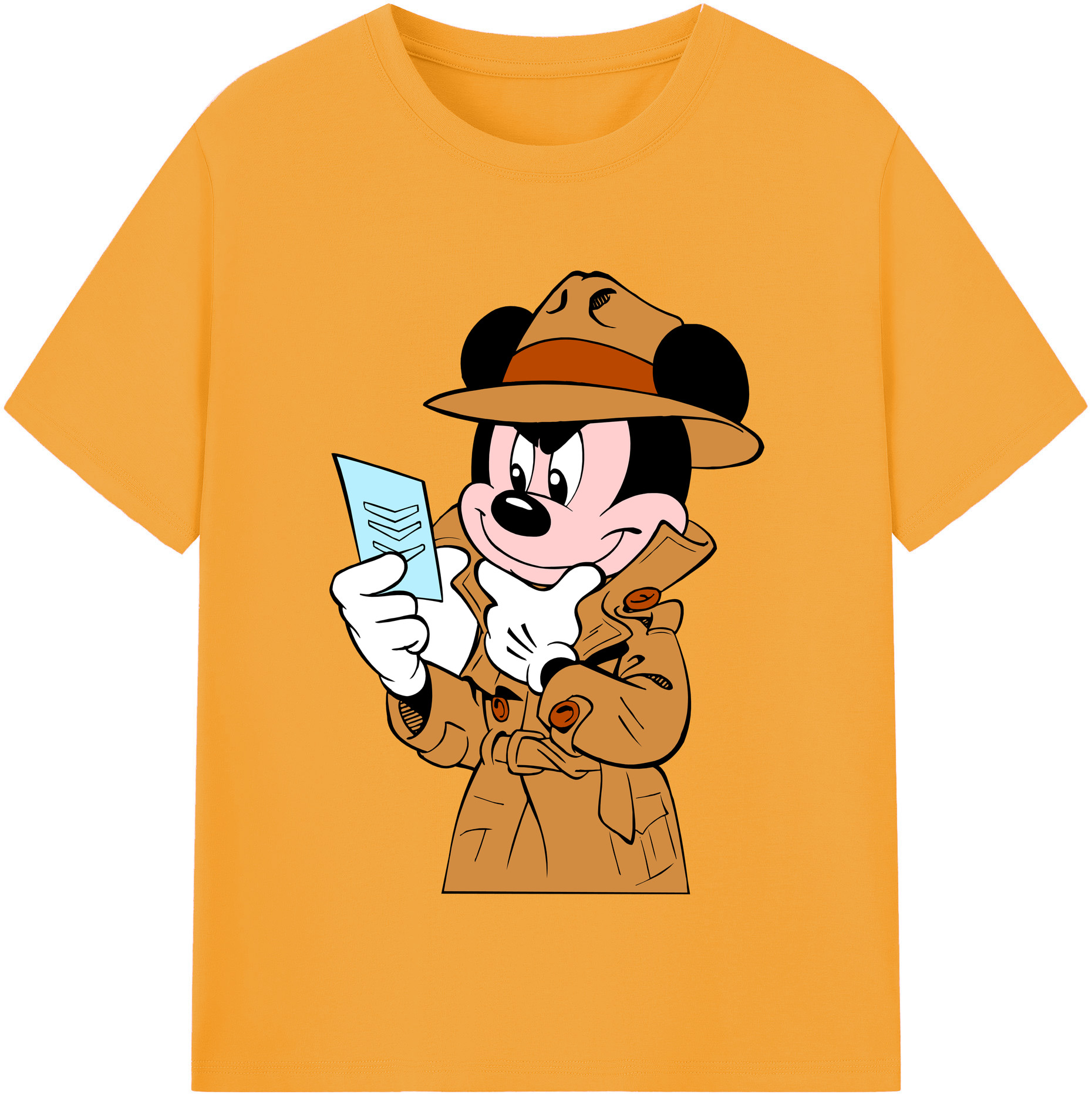 （画像用） ミッキーマウス Mickey Mouse レディースカジュアルプリントTシャツ（綿100％）