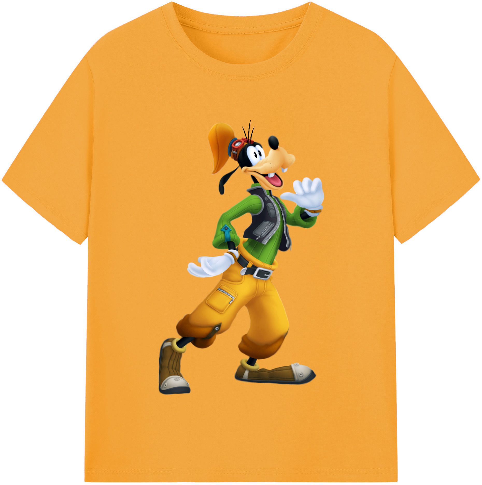 （画像用） ミッキーマウス Mickey Mouse レディースカジュアルプリントTシャツ（綿100％）