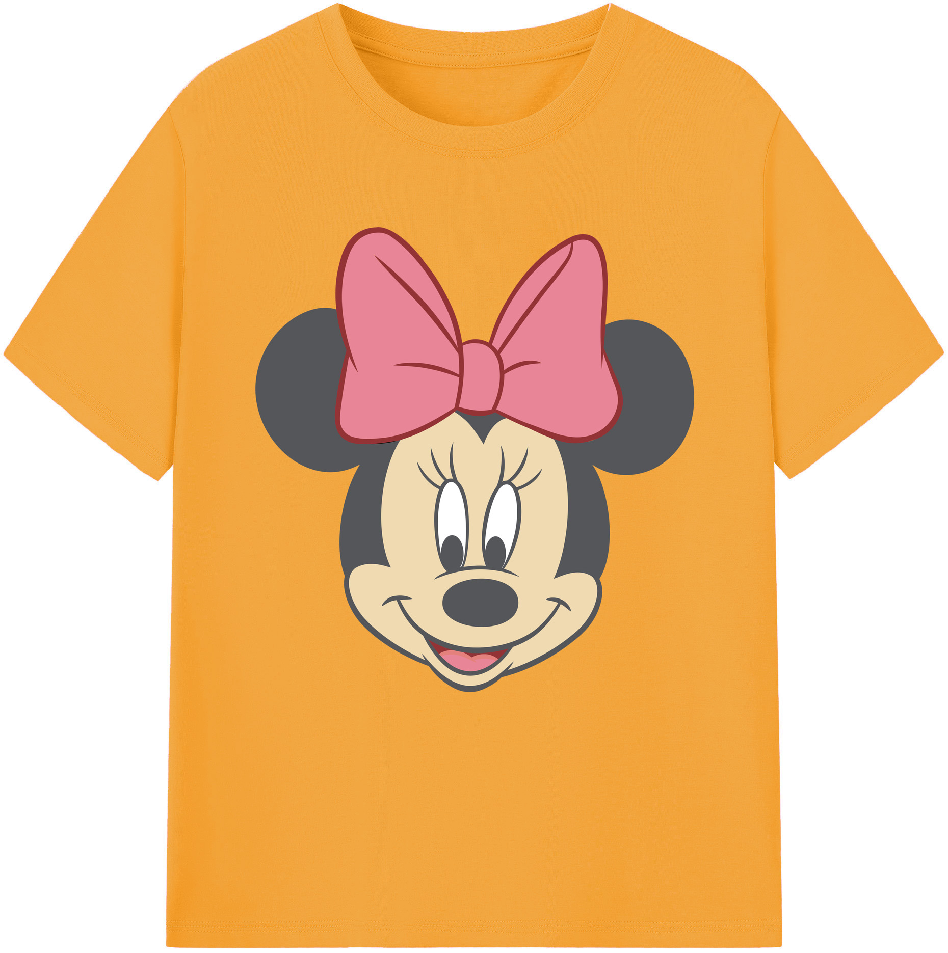 （画像用） ミッキーマウス Mickey Mouse レディースカジュアルプリントTシャツ（綿100％）