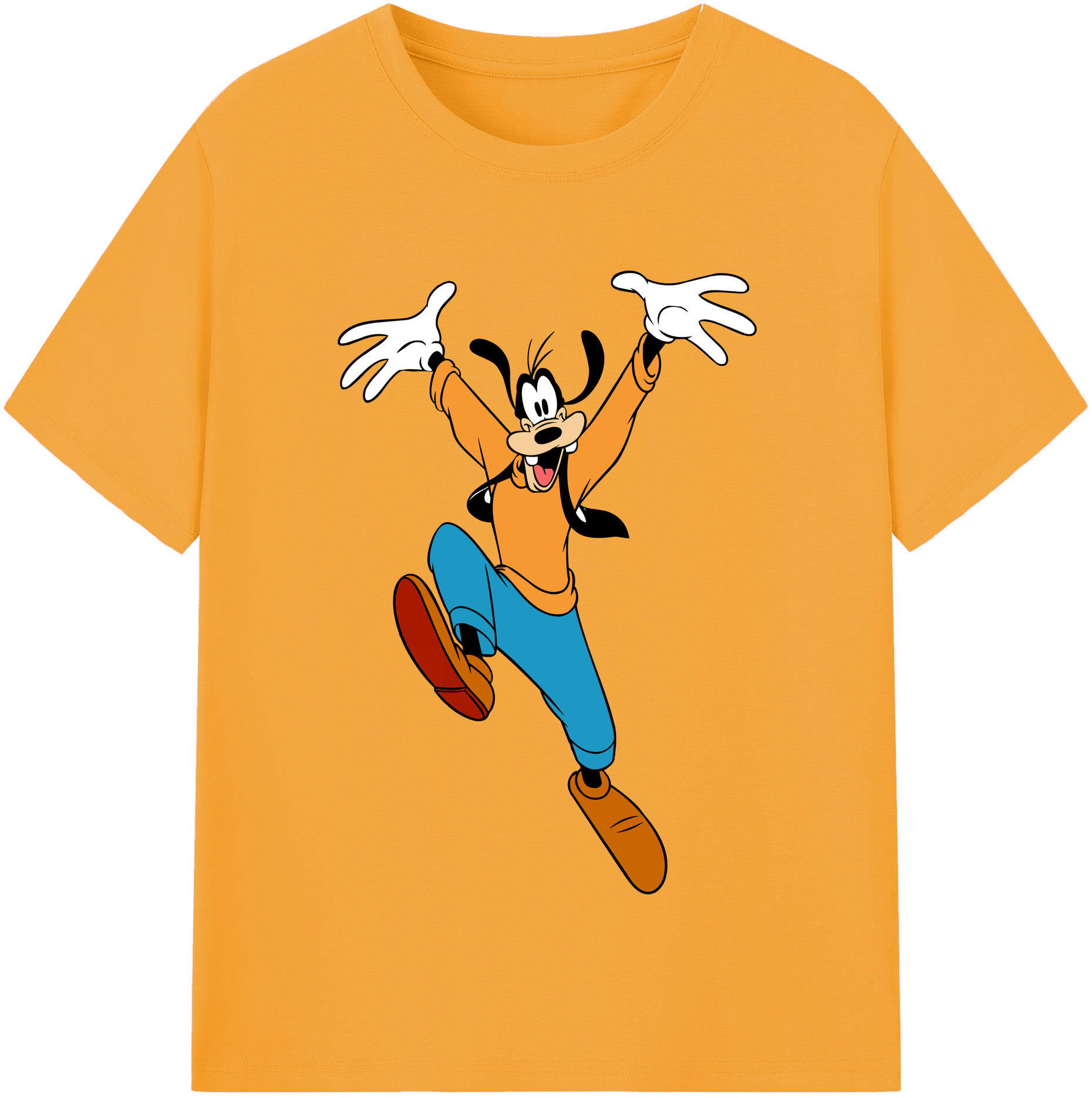 （画像用） ミッキーマウス Mickey Mouse レディースカジュアルプリントTシャツ（綿100％）