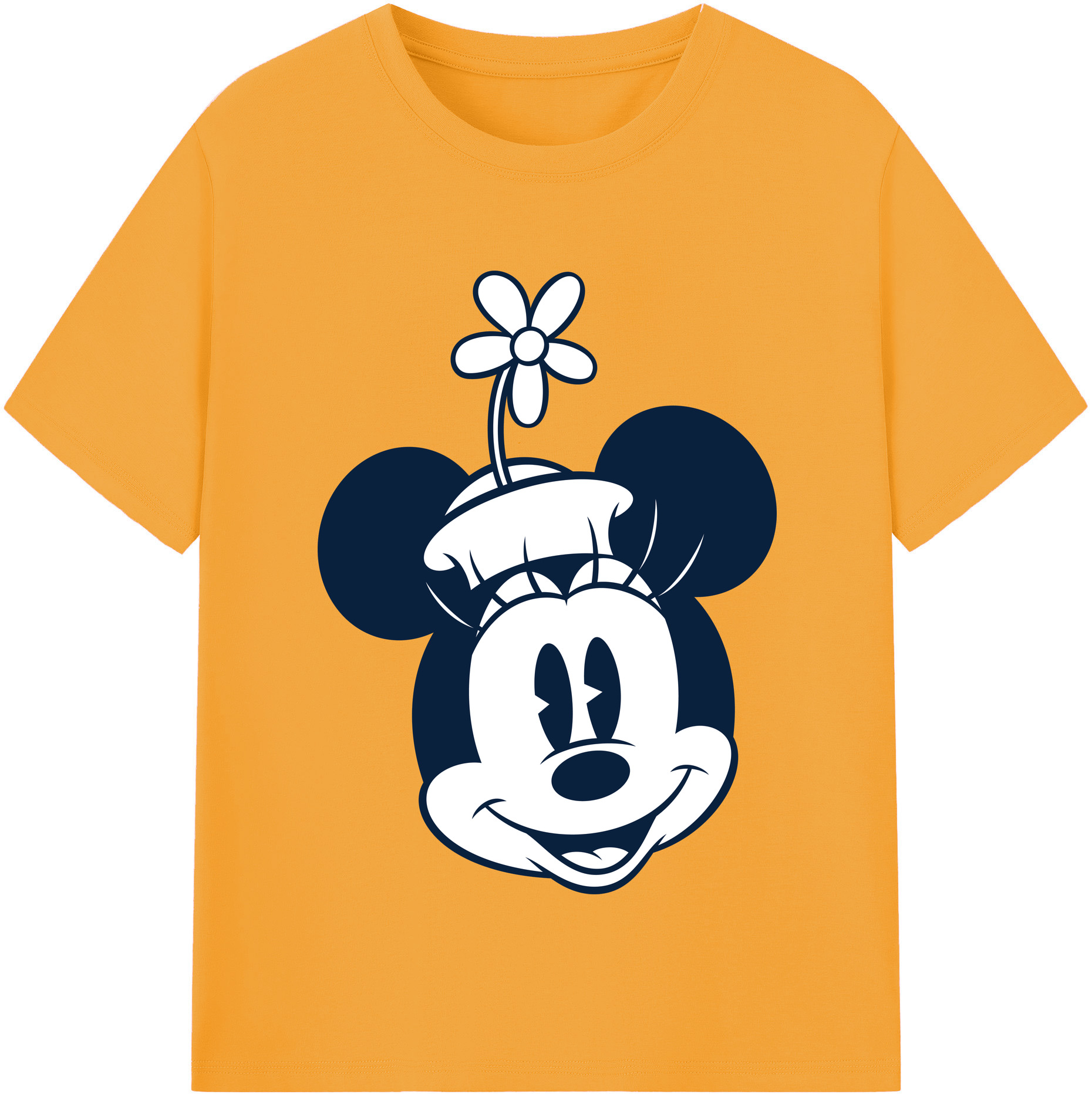 （画像用） ミッキーマウス Mickey Mouse レディースカジュアルプリントTシャツ（綿100％）
