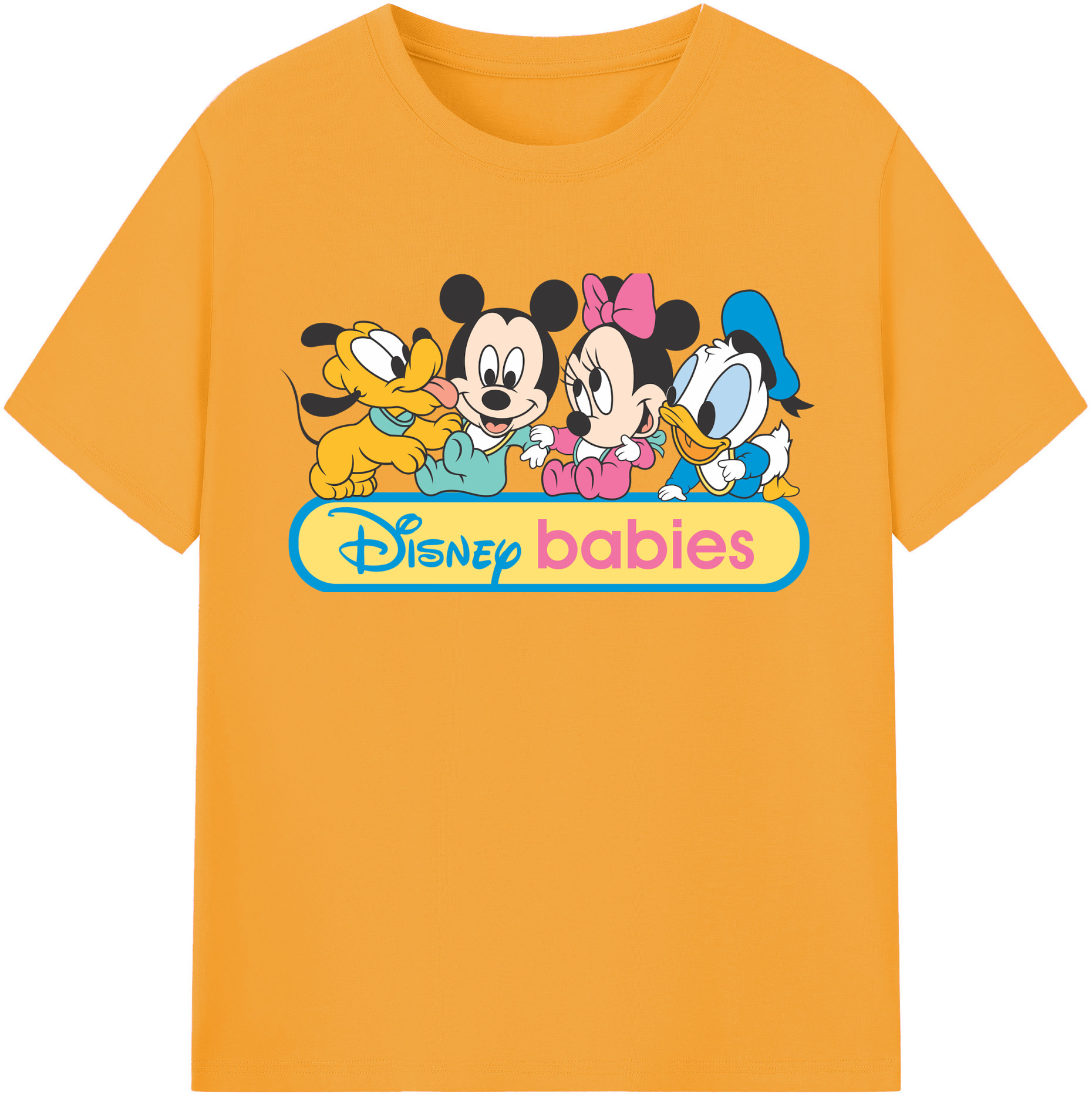 （画像用） ミッキーマウス Mickey Mouse レディースカジュアルプリントTシャツ（綿100％）