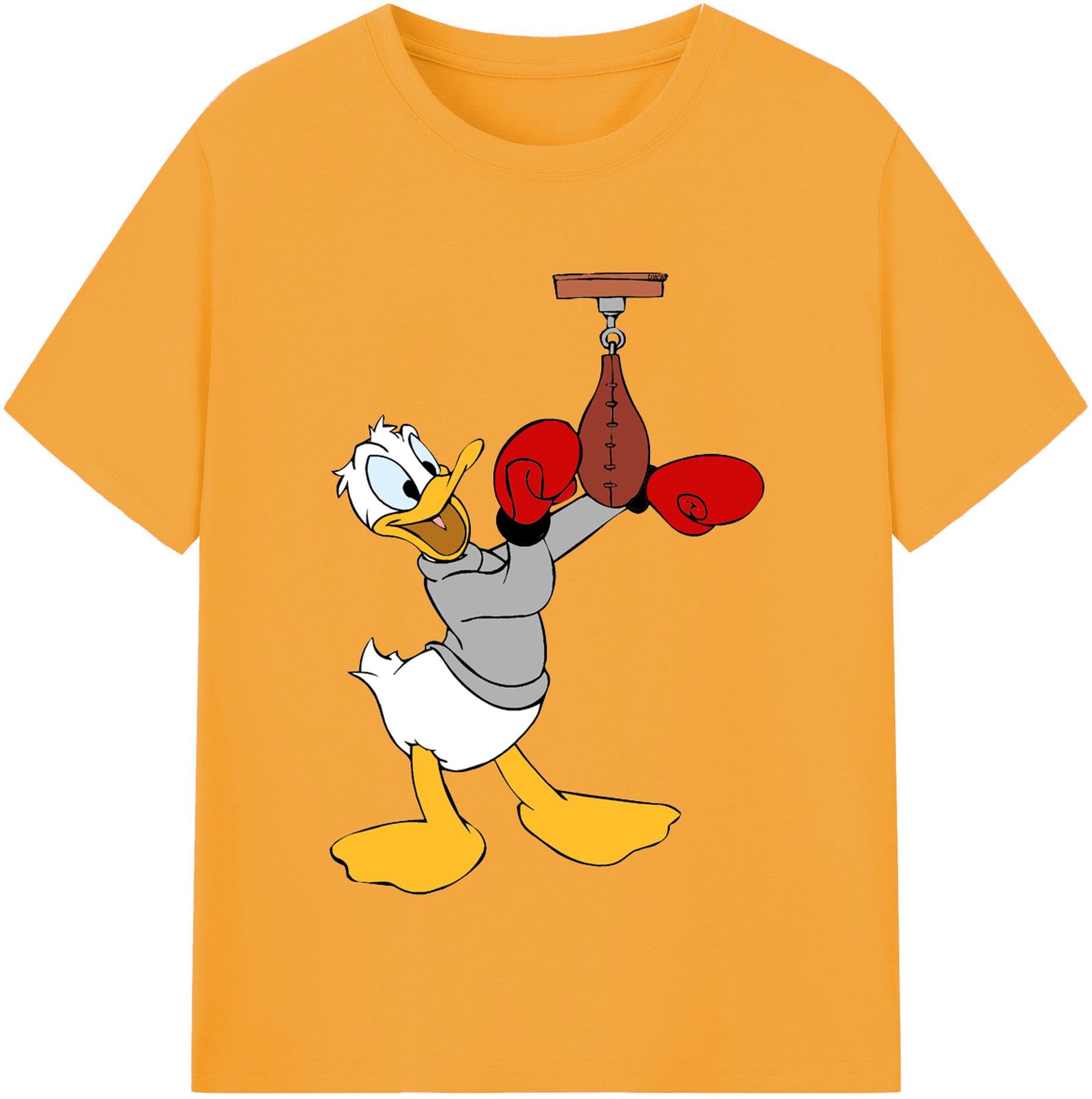 （画像用） ミッキーマウス Mickey Mouse レディースカジュアルプリントTシャツ（綿100％）