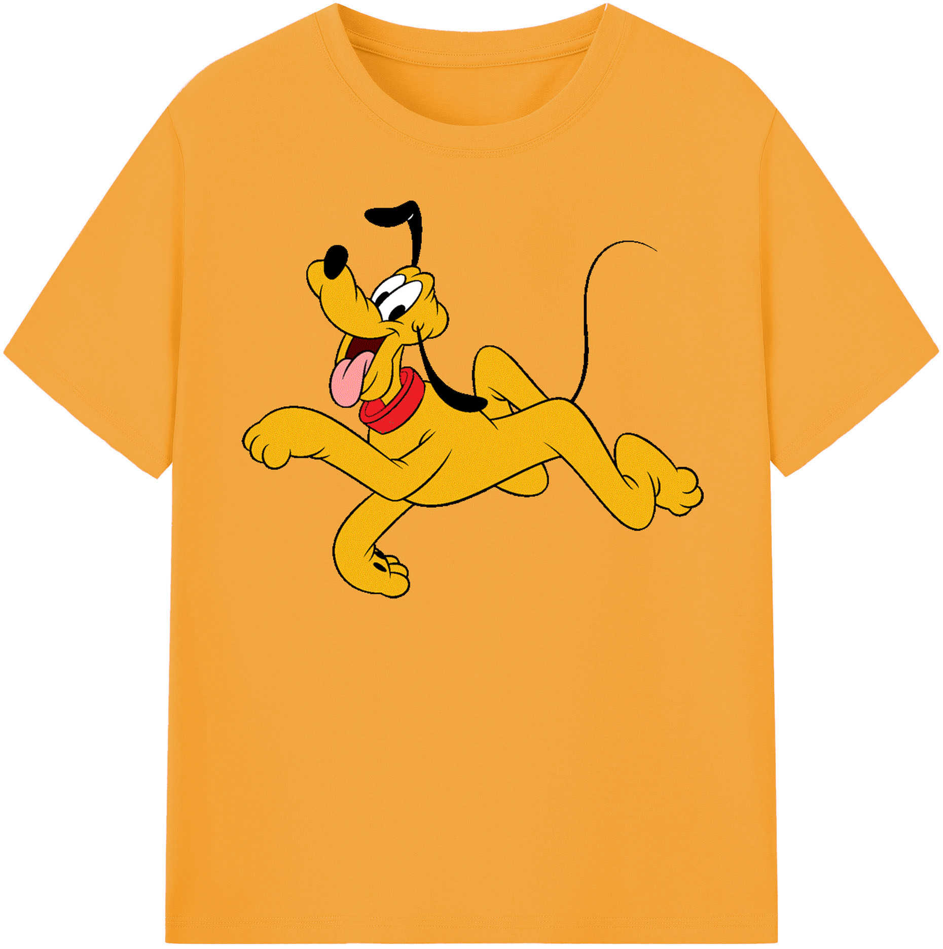 （画像用） ミッキーマウス Mickey Mouse レディースカジュアルプリントTシャツ（綿100％）