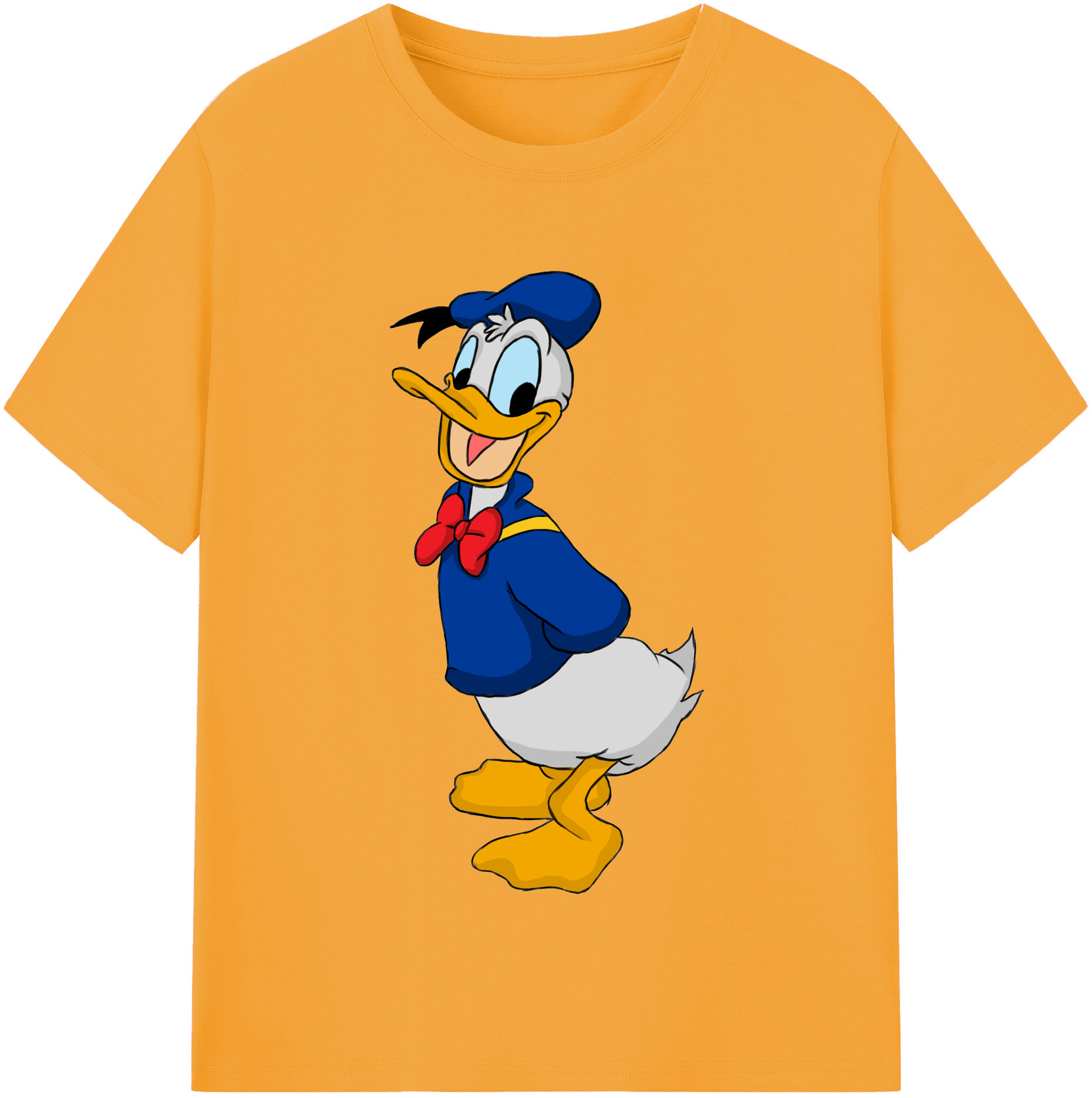 （画像用） ミッキーマウス Mickey Mouse レディースカジュアルプリントTシャツ（綿100％）