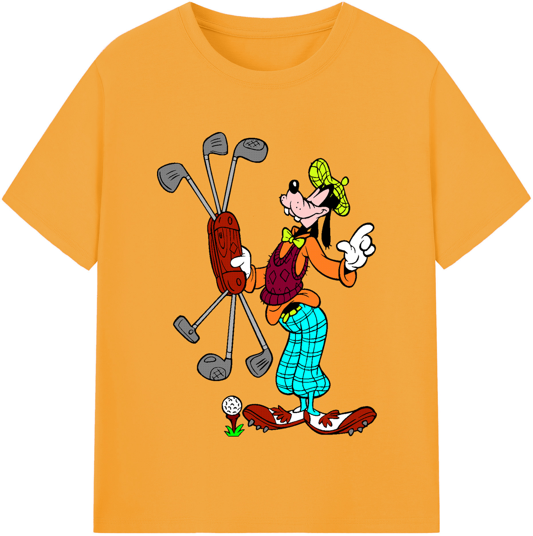 （画像用） ミッキーマウス Mickey Mouse レディースカジュアルプリントTシャツ（綿100％）
