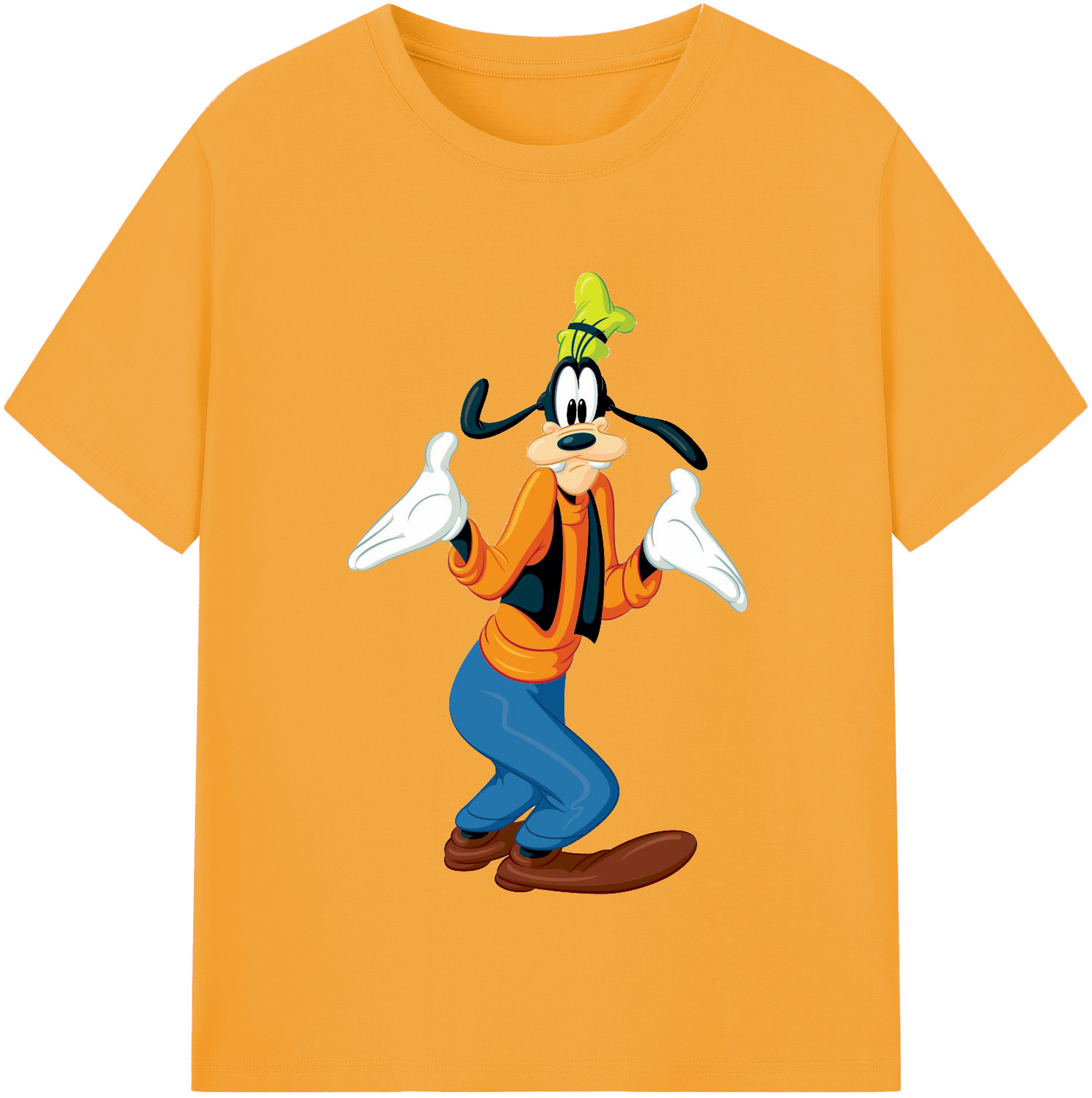 （画像用） ミッキーマウス Mickey Mouse レディースカジュアルプリントTシャツ（綿100％）