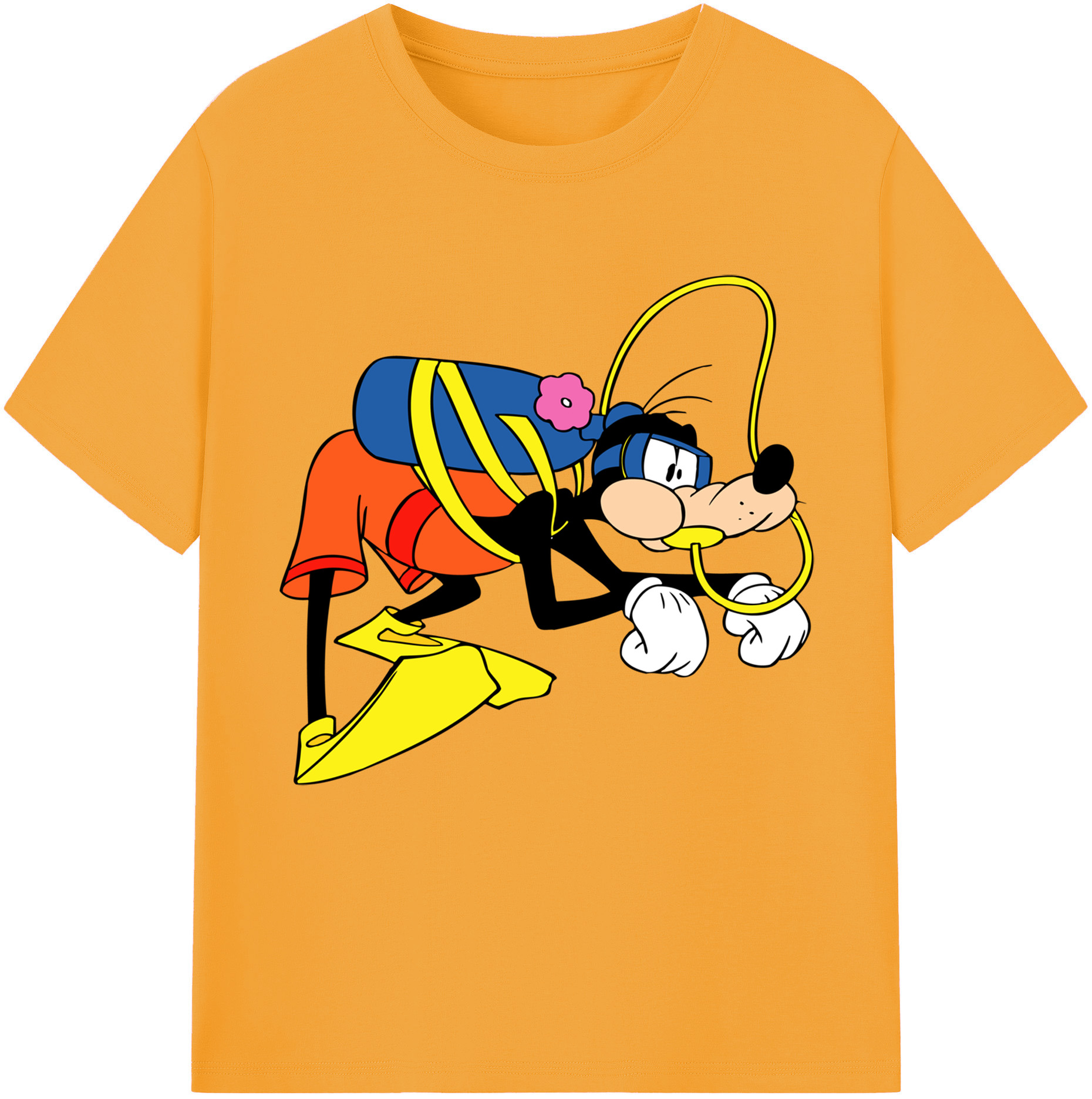 （画像用） ミッキーマウス Mickey Mouse レディースカジュアルプリントTシャツ（綿100％）