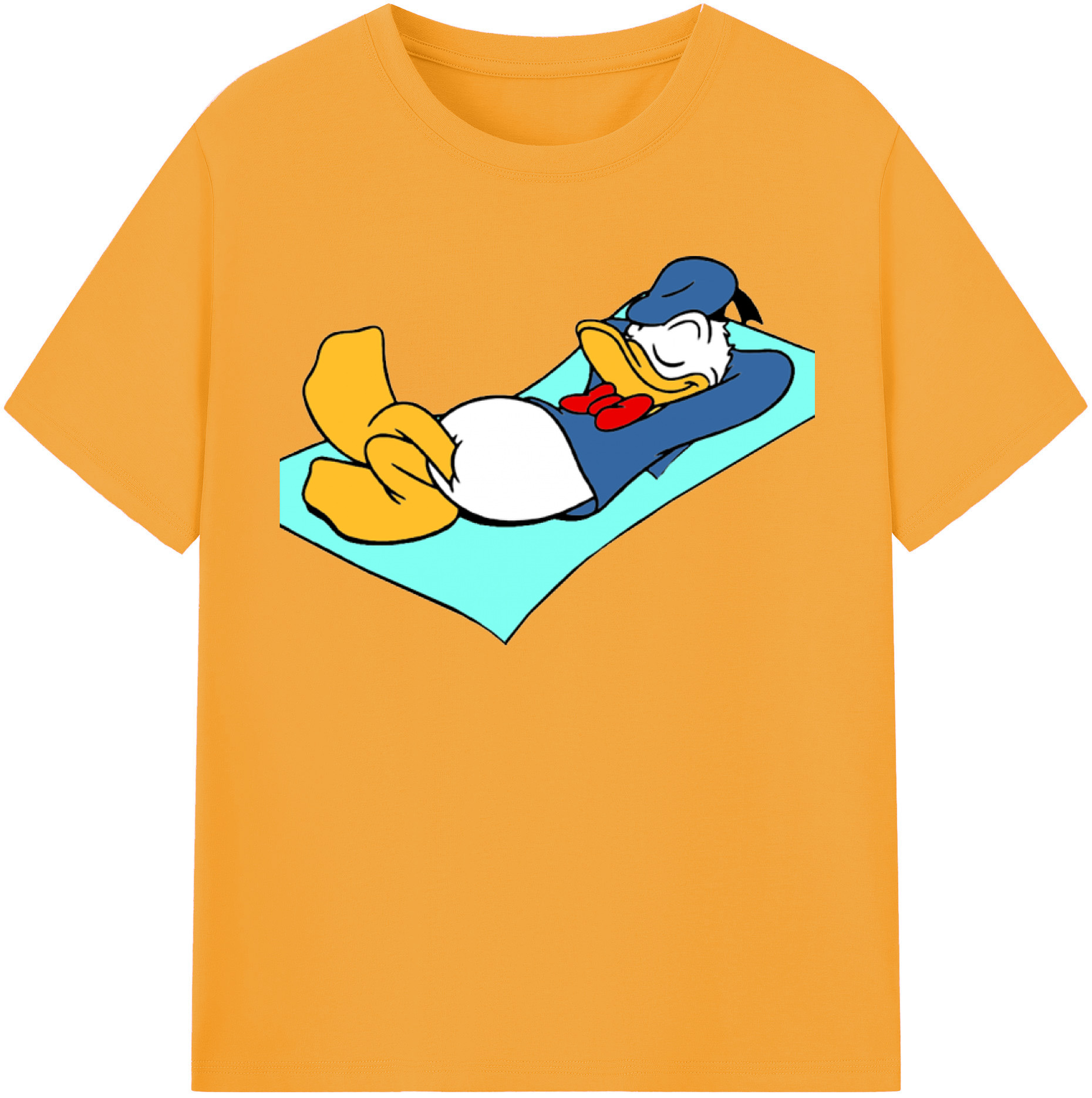 （画像用） ミッキーマウス Mickey Mouse レディースカジュアルプリントTシャツ（綿100％）