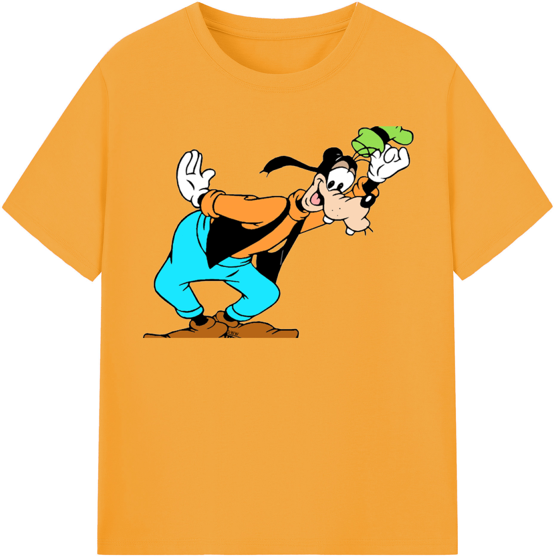 （画像用） ミッキーマウス Mickey Mouse レディースカジュアルプリントTシャツ（綿100％）