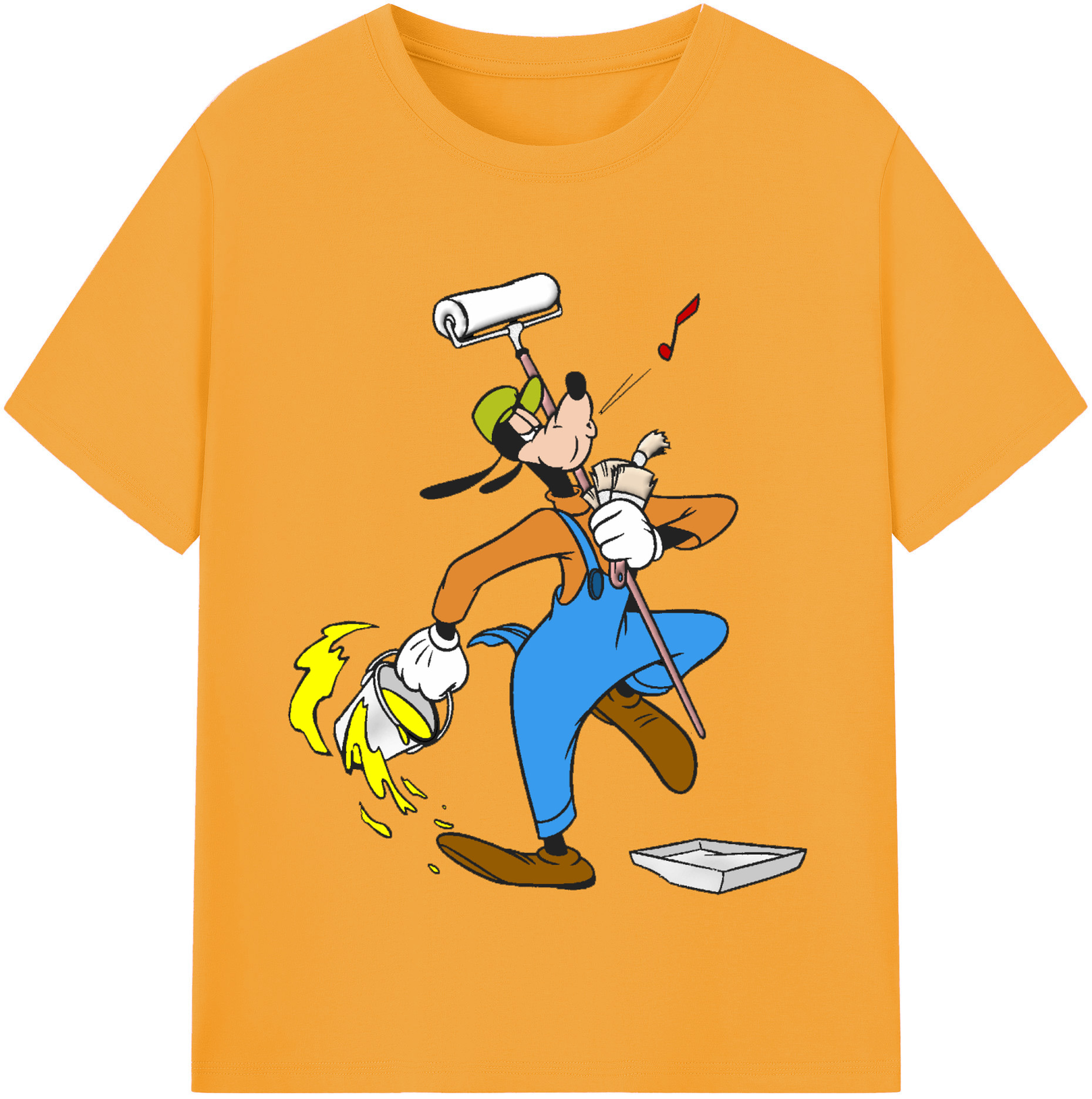 （画像用） ミッキーマウス Mickey Mouse レディースカジュアルプリントTシャツ（綿100％）