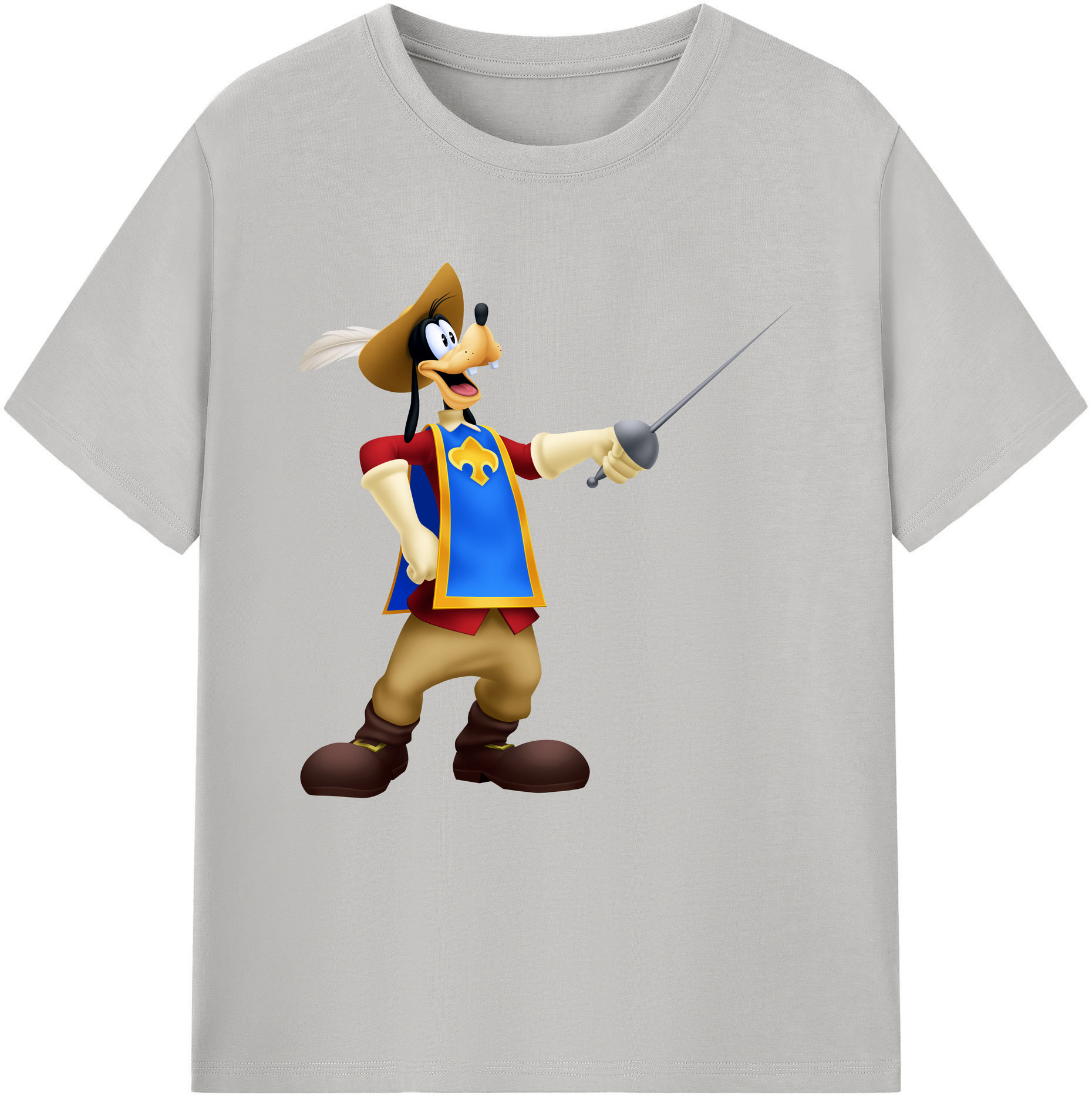 （画像用） ミッキーマウス Mickey Mouse レディースカジュアルプリントTシャツ（綿100％）