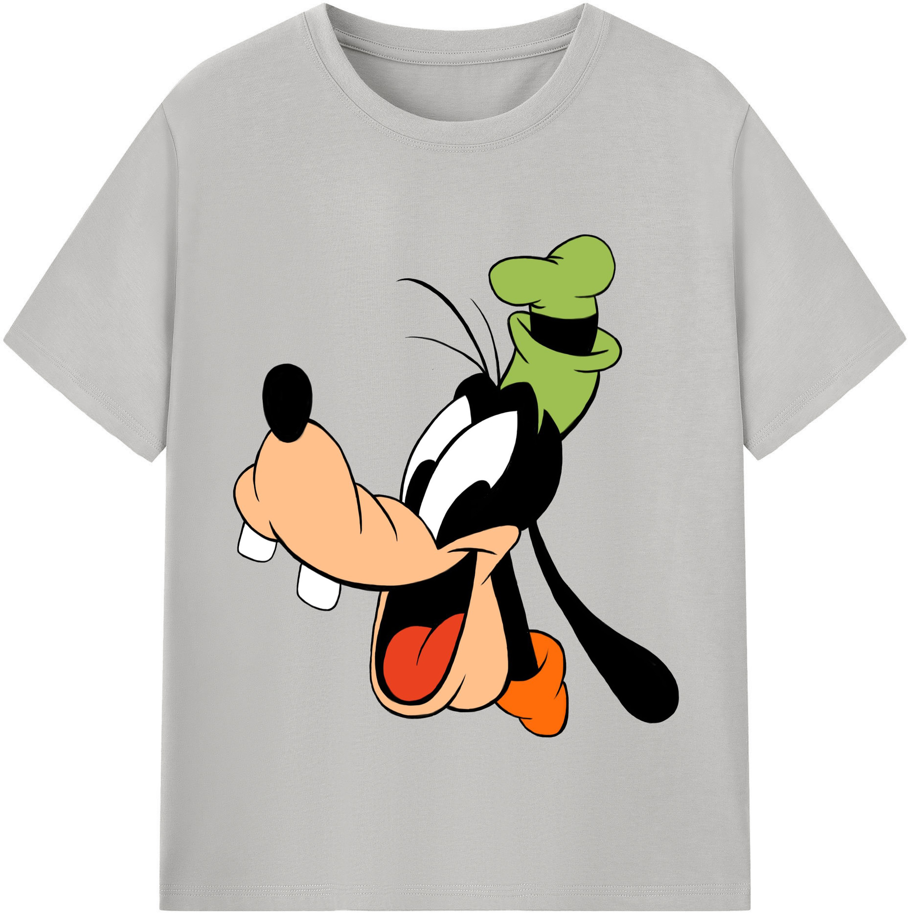 （画像用） ミッキーマウス Mickey Mouse レディースカジュアルプリントTシャツ（綿100％）