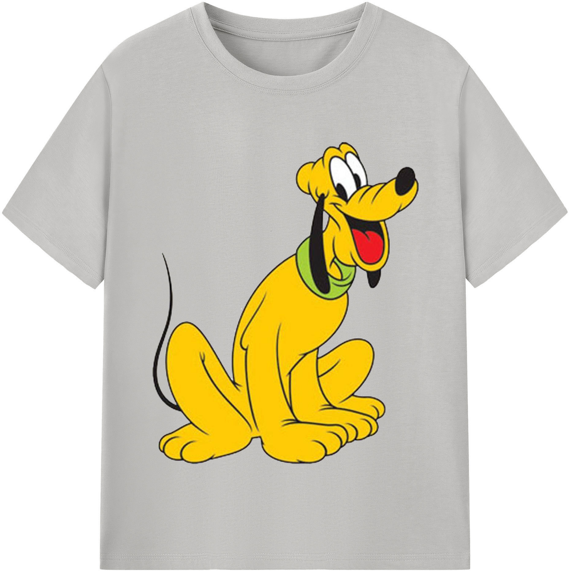 （画像用） ミッキーマウス Mickey Mouse レディースカジュアルプリントTシャツ（綿100％）
