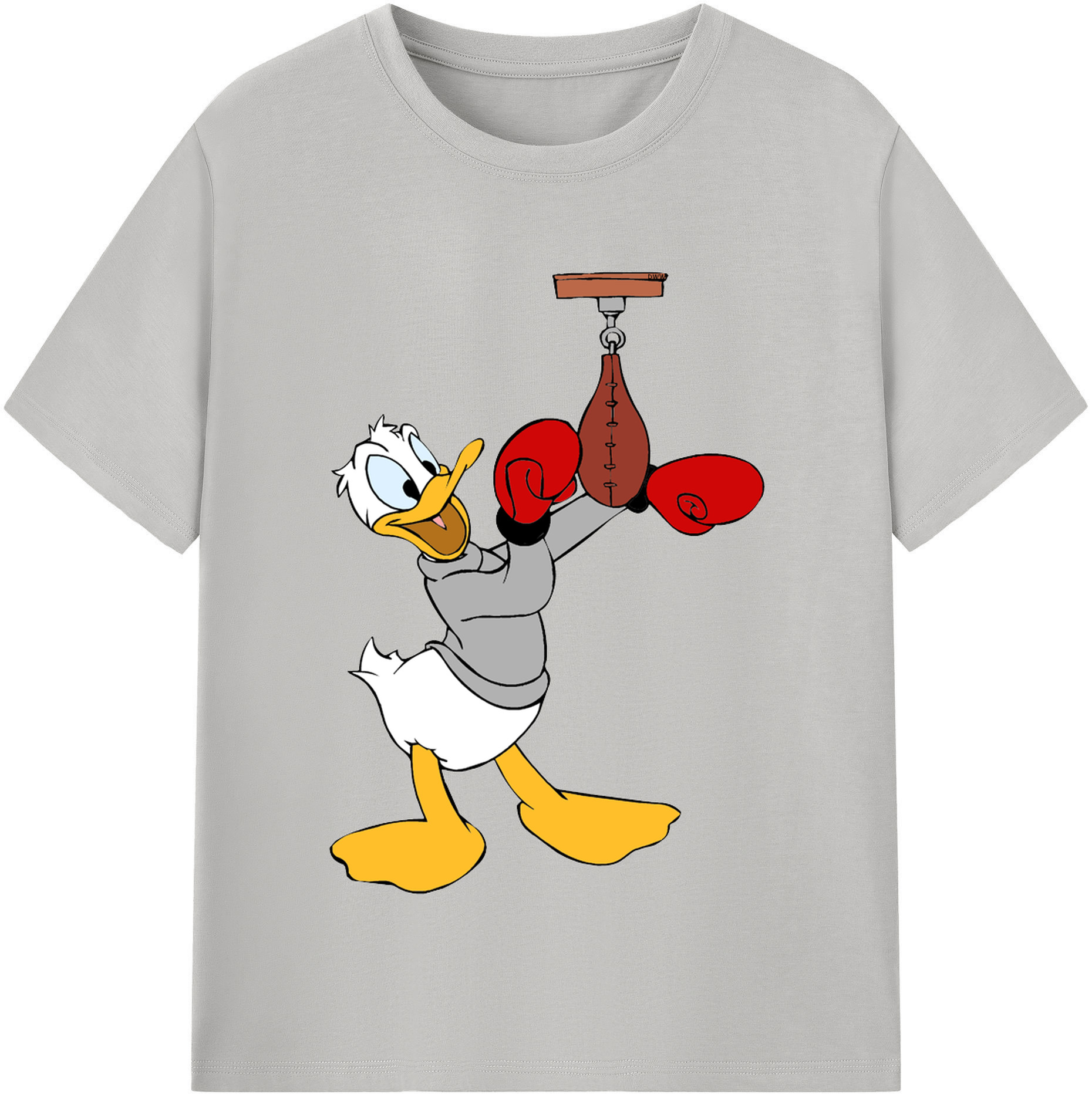 （画像用） ミッキーマウス Mickey Mouse レディースカジュアルプリントTシャツ（綿100％）