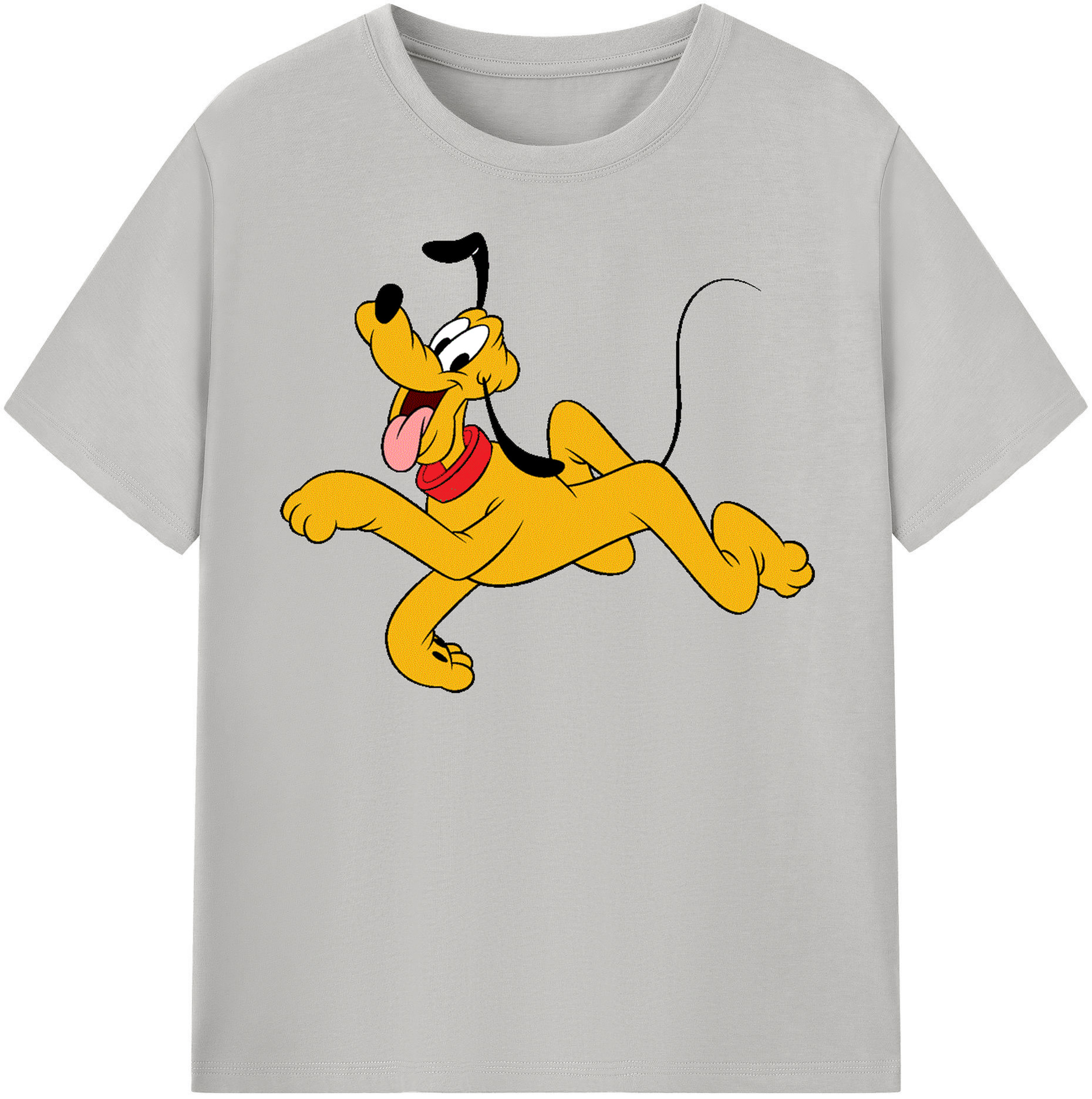 （画像用） ミッキーマウス Mickey Mouse レディースカジュアルプリントTシャツ（綿100％）