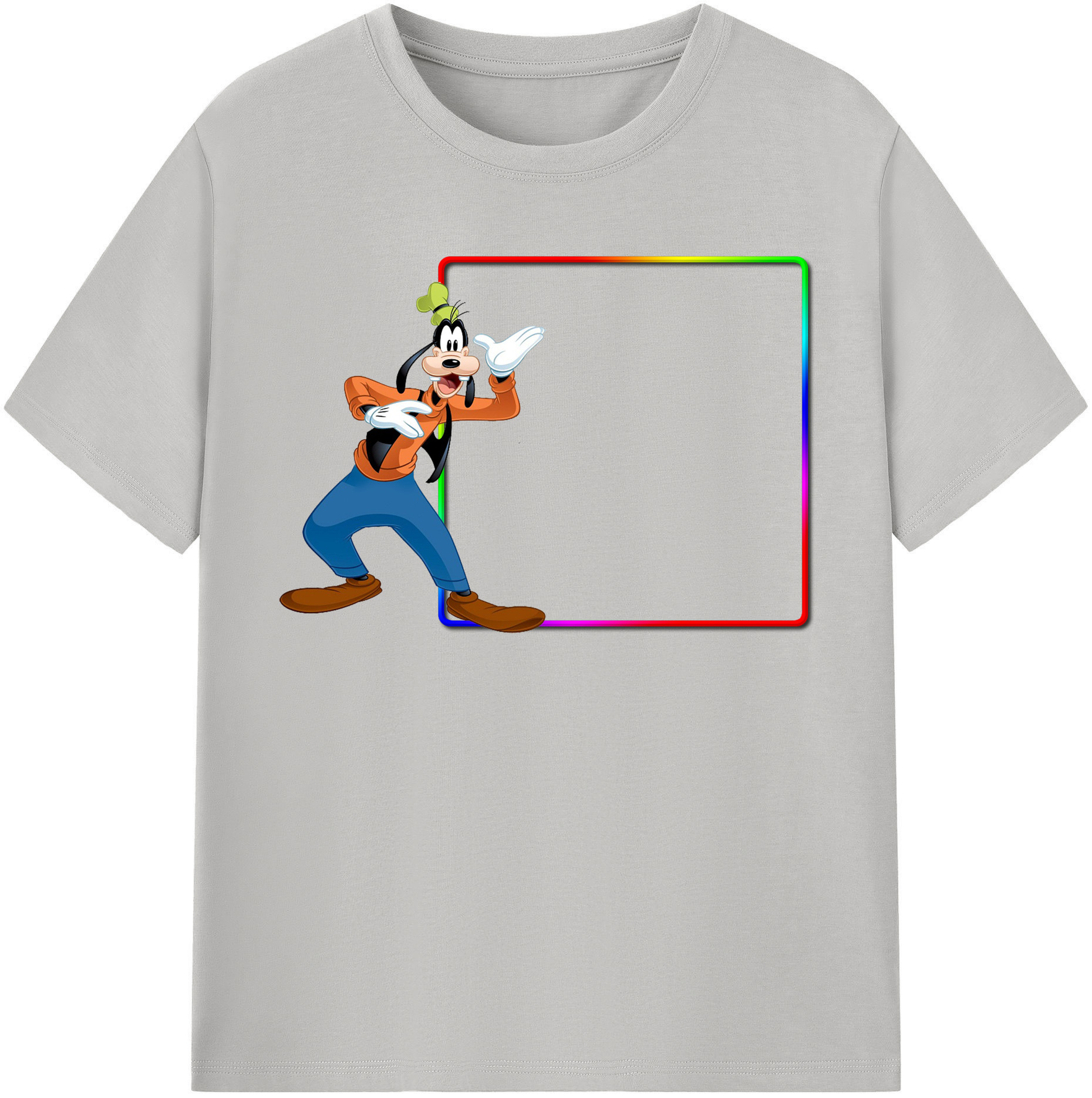 （画像用） ミッキーマウス Mickey Mouse レディースカジュアルプリントTシャツ（綿100％）