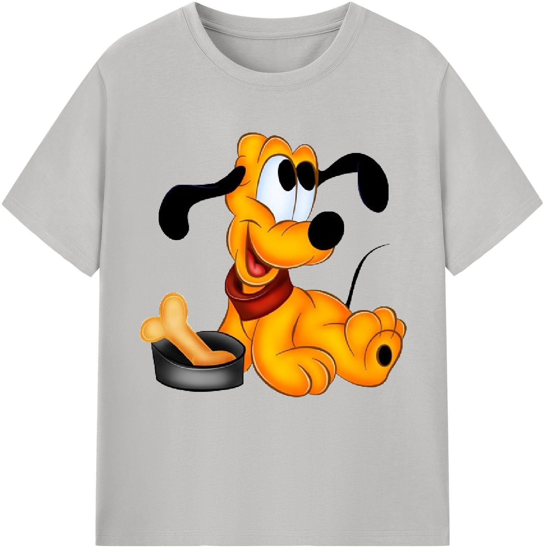 （画像用） ミッキーマウス Mickey Mouse レディースカジュアルプリントTシャツ（綿100％）