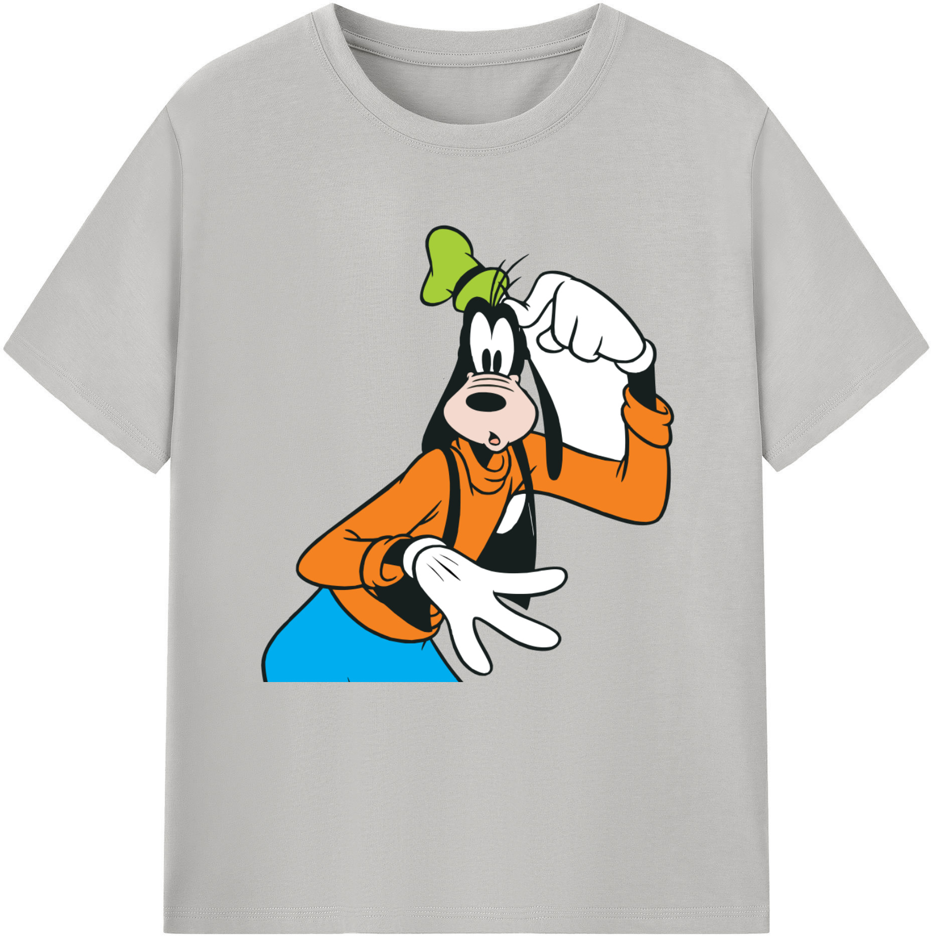 （画像用） ミッキーマウス Mickey Mouse レディースカジュアルプリントTシャツ（綿100％）