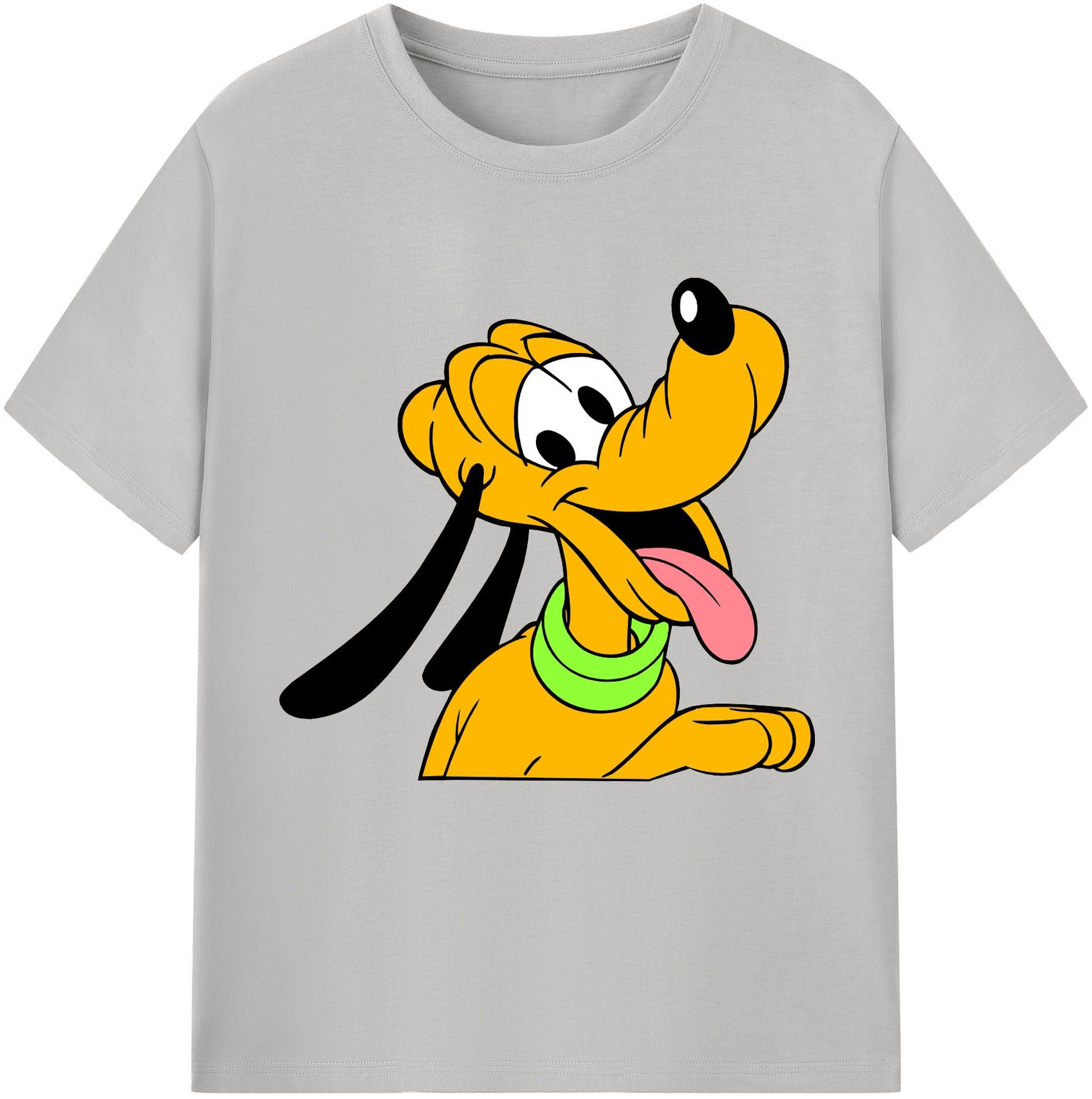 （画像用） ミッキーマウス Mickey Mouse レディースカジュアルプリントTシャツ（綿100％）